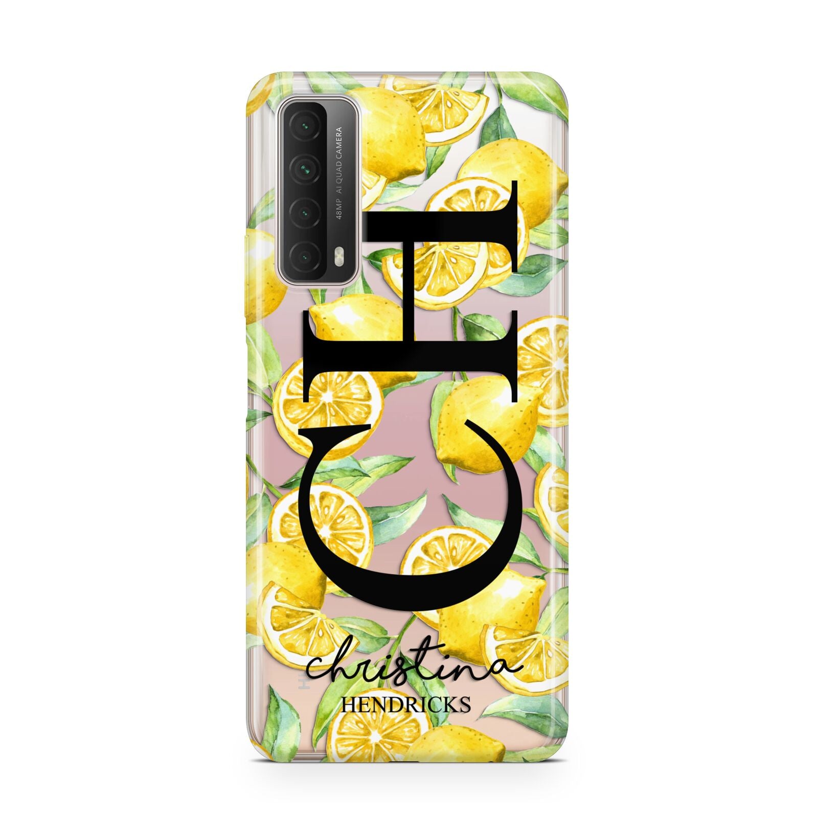 Monogrammed Lemon Fruit Huawei P Smart 2021