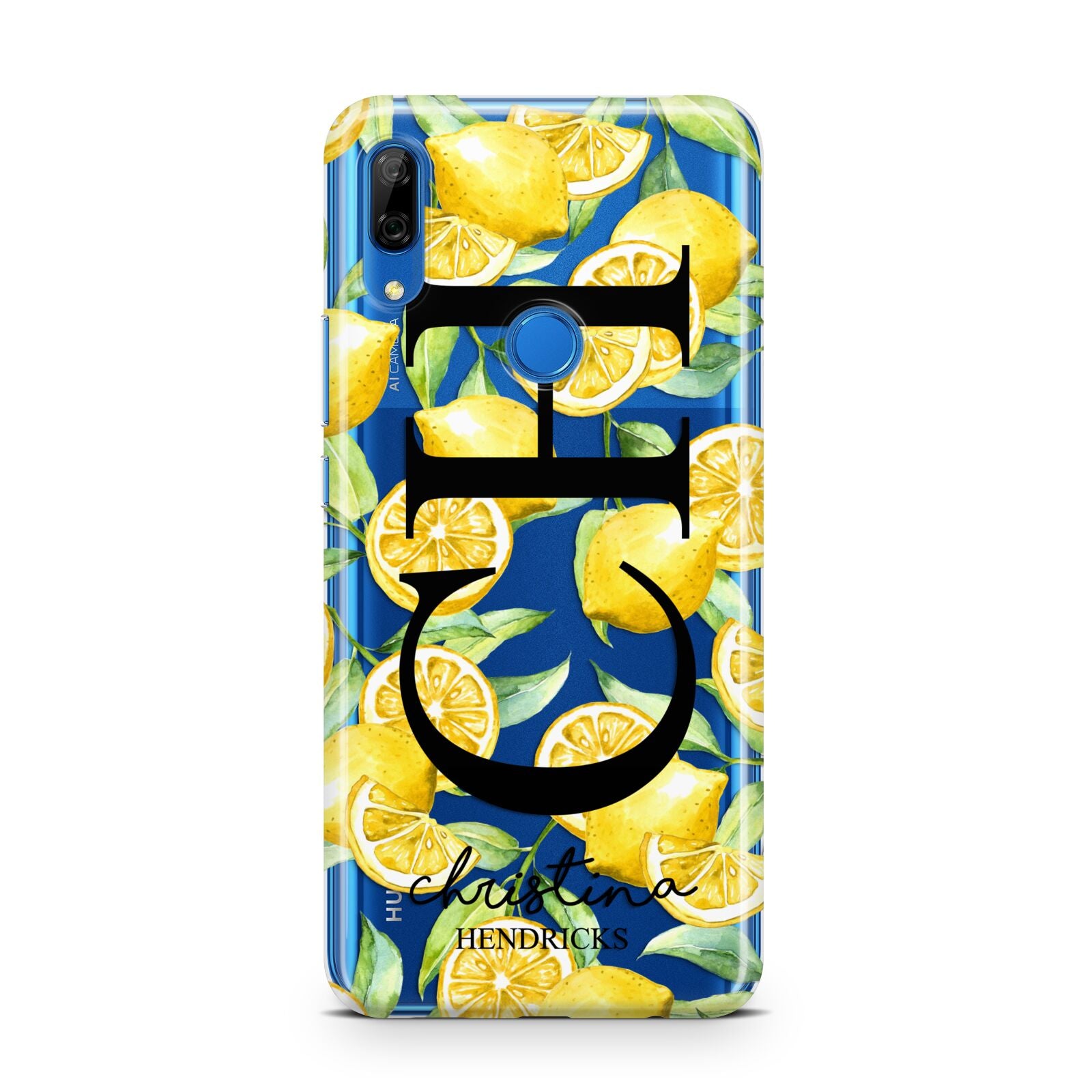 Monogrammed Lemon Fruit Huawei P Smart Z