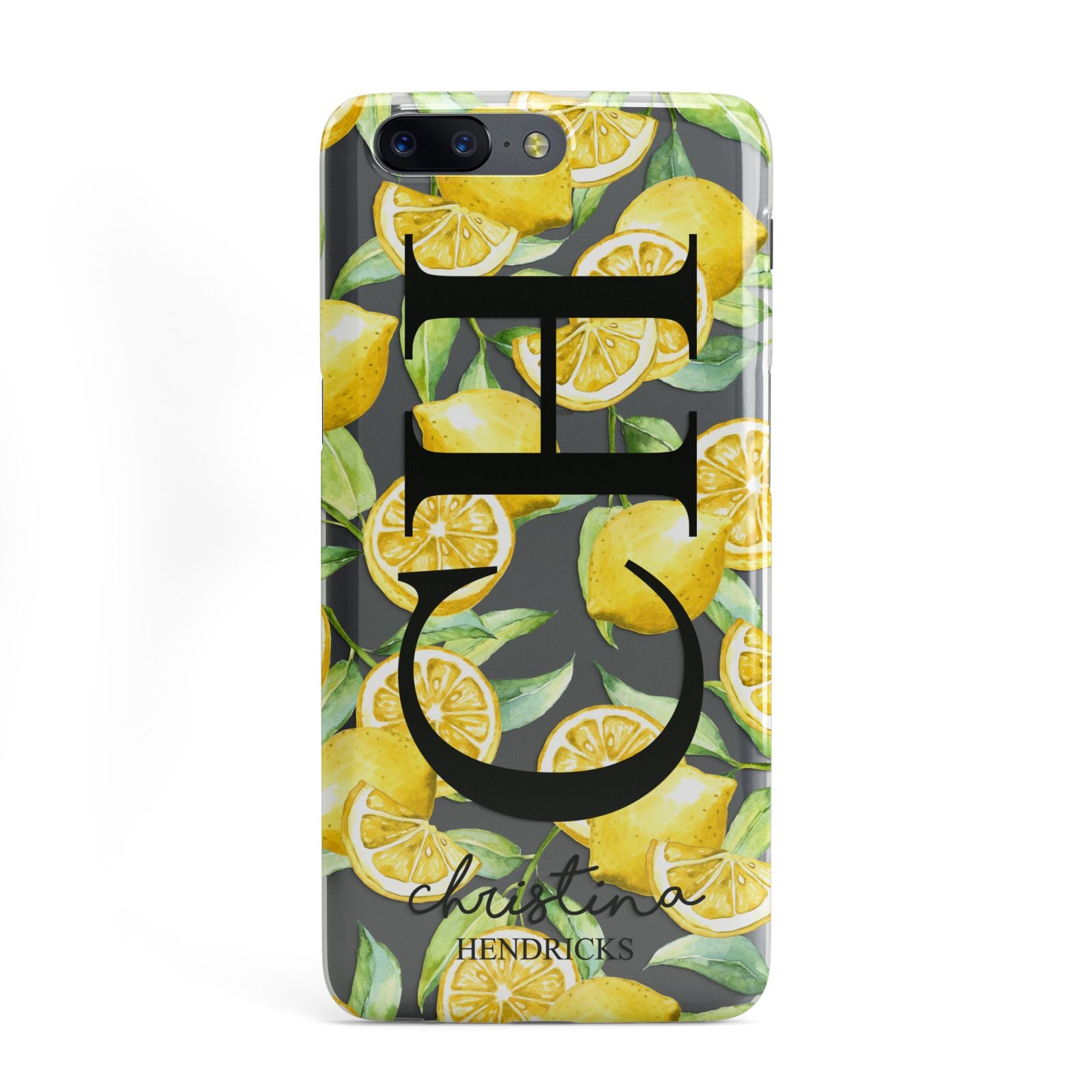 Monogrammed Lemon Fruit OnePlus Case