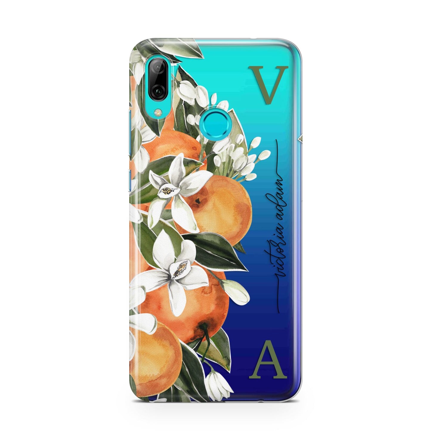 Monogrammed Orange Tree Huawei P Smart 2019 Case