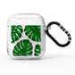 Monstera Leaf AirPods Glitter Case