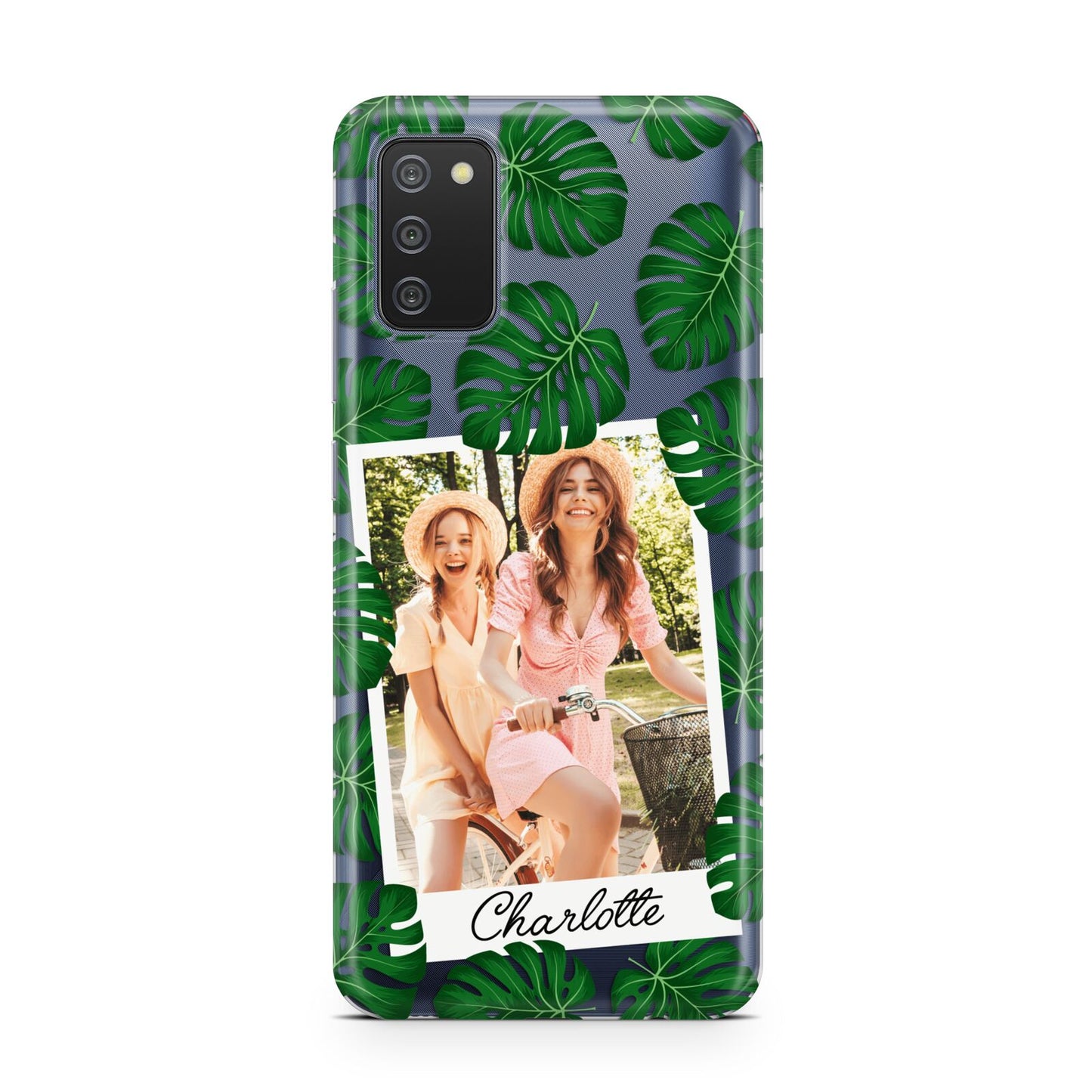 Monstera Leaf Instant Photo Samsung A02s Case