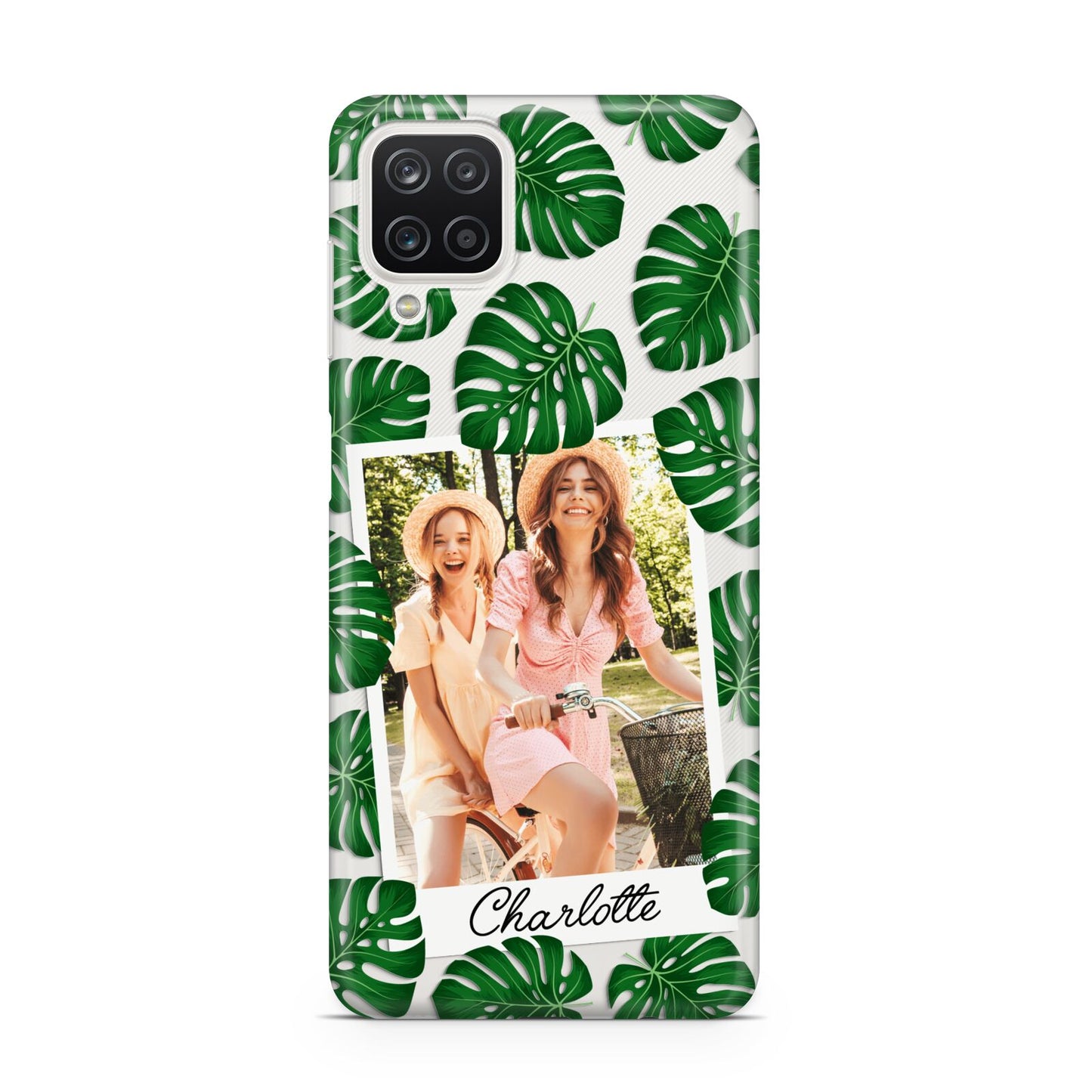 Monstera Leaf Instant Photo Samsung A12 Case