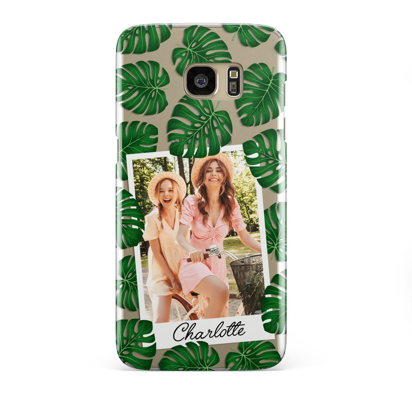 Monstera Leaf Instant Photo Samsung Galaxy S7 Edge Case