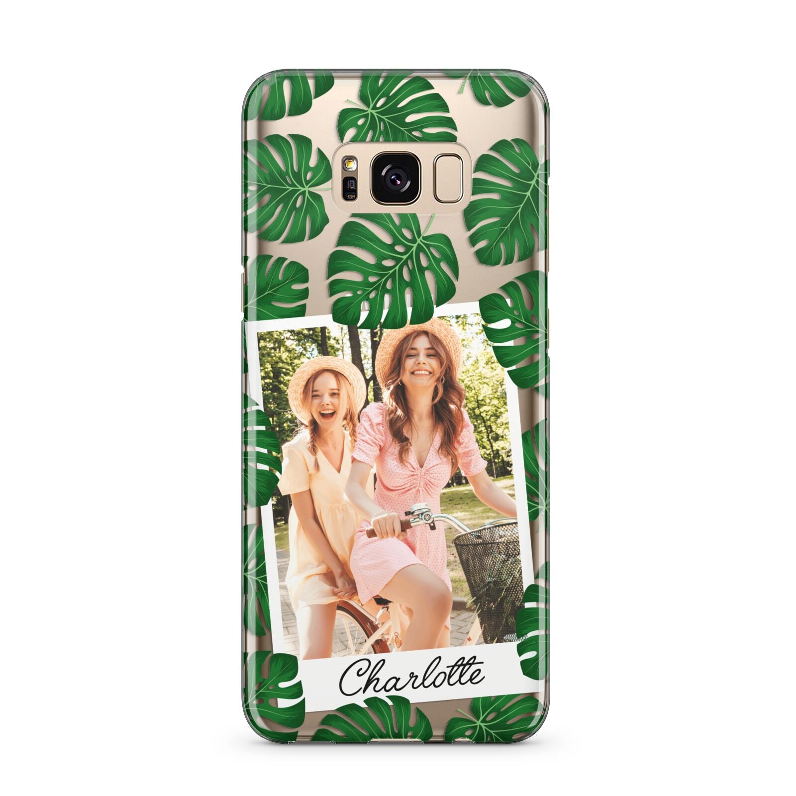 Monstera Leaf Instant Photo Samsung Galaxy S8 Plus Case