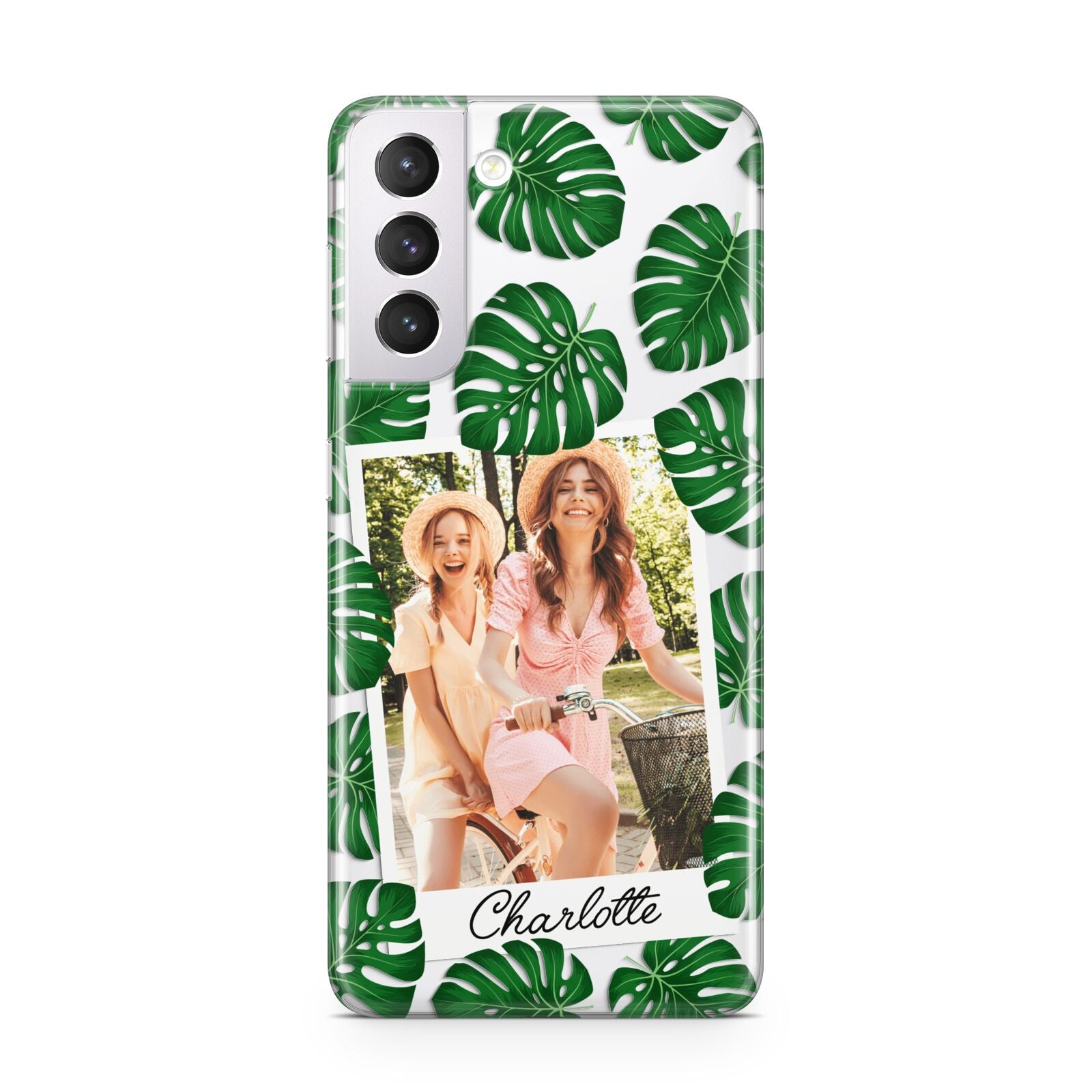 Monstera Leaf Instant Photo Samsung S21 Case