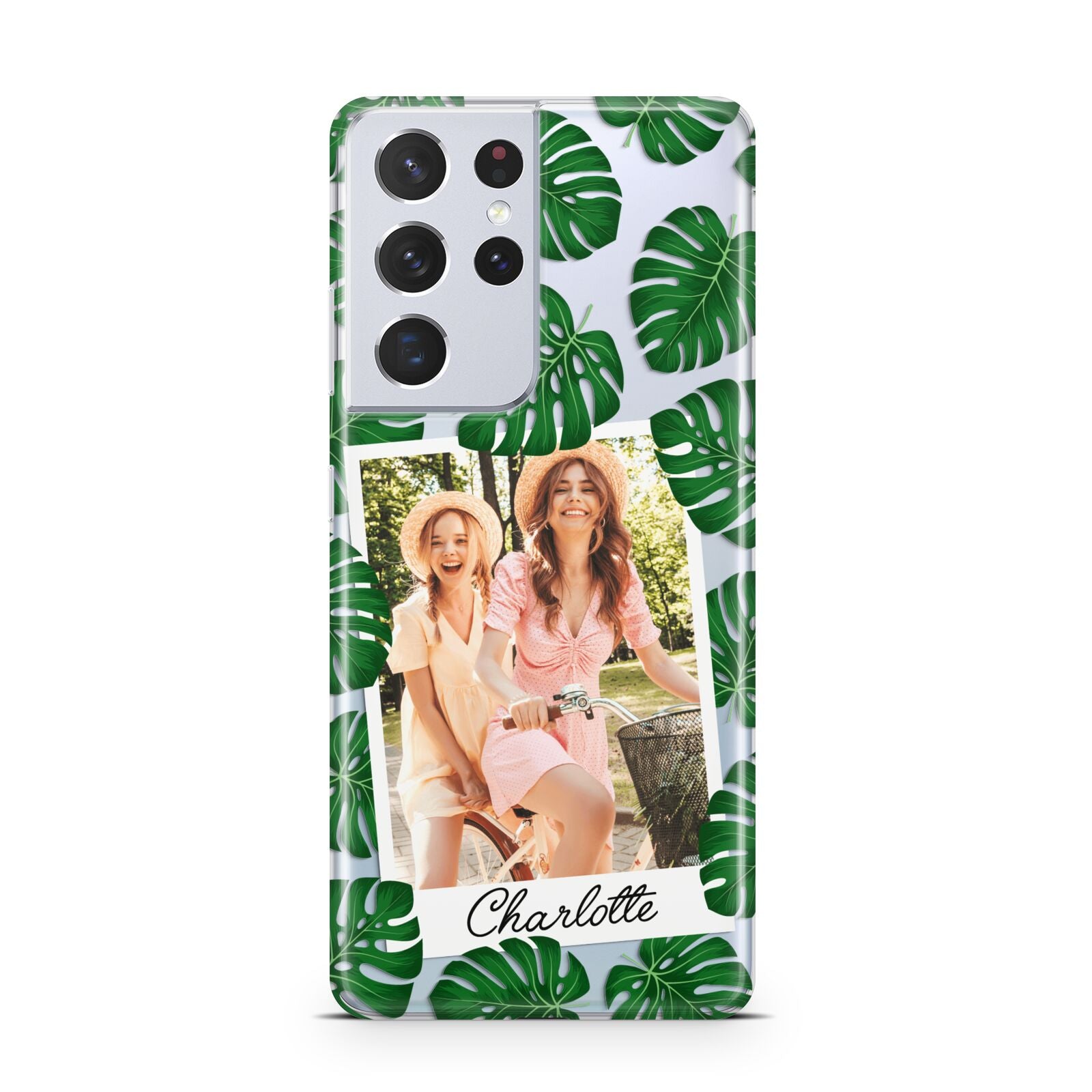 Monstera Leaf Instant Photo Samsung S21 Ultra Case