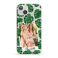 Monstera Leaf Instant Photo iPhone 13 Clear Bumper Case