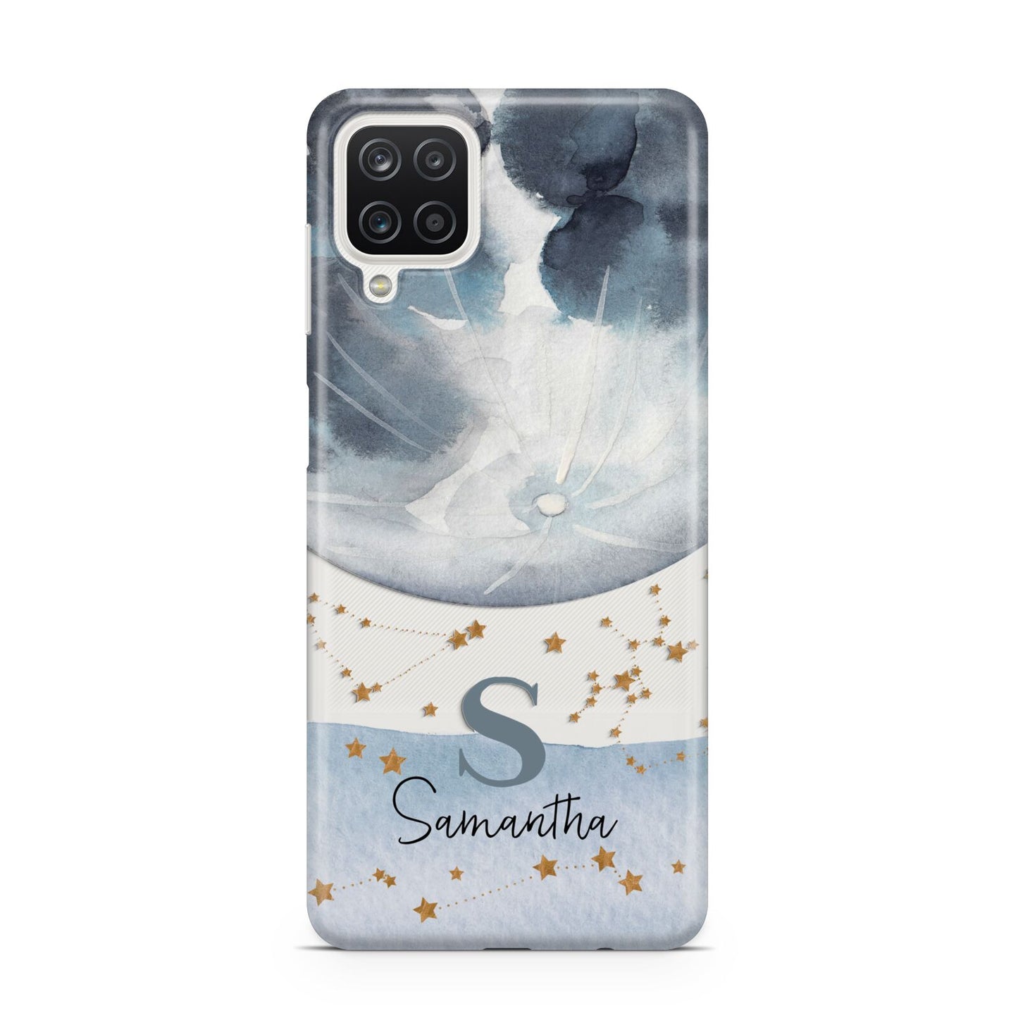 Moon Constellation Personalised Samsung A12 Case