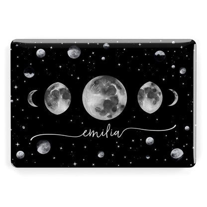 Moon Phases Personalised Name Apple MacBook Case