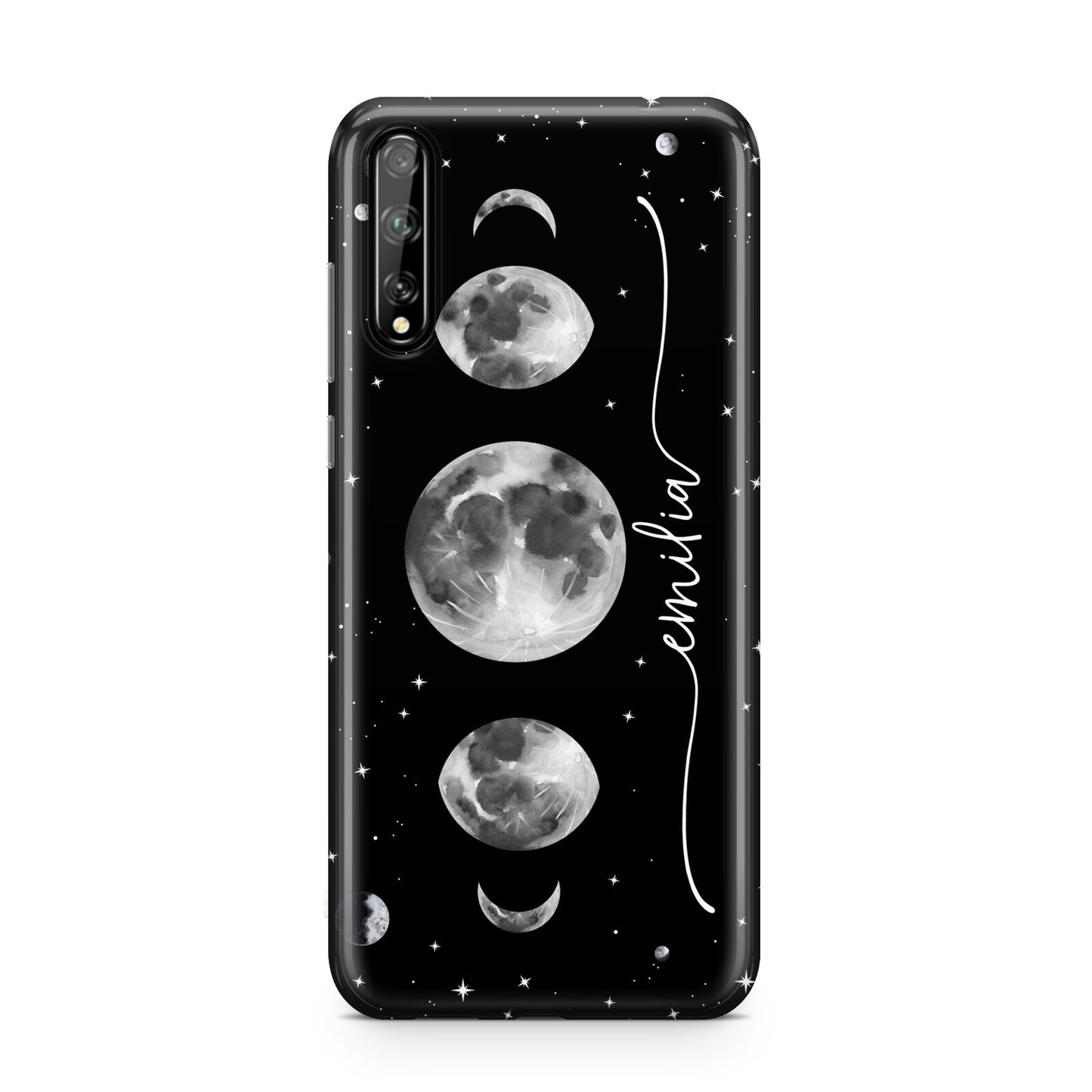 Moon Phases Personalised Name Huawei Enjoy 10s Phone Case