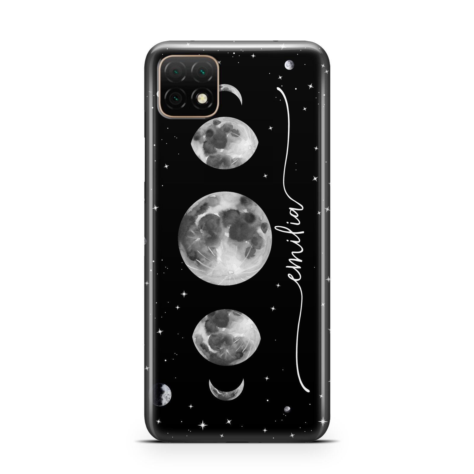 Moon Phases Personalised Name Huawei Enjoy 20 Phone Case