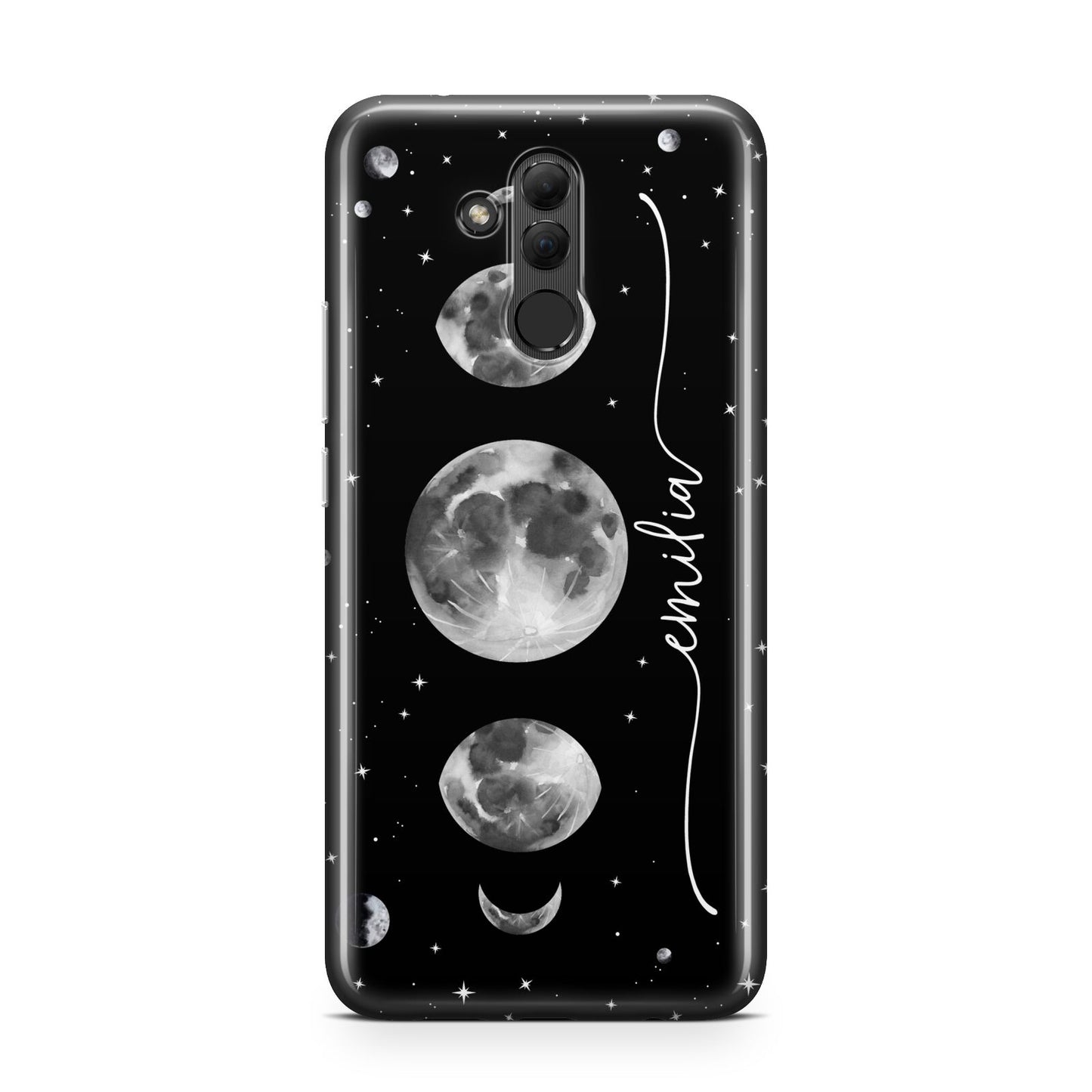 Moon Phases Personalised Name Huawei Mate 20 Lite