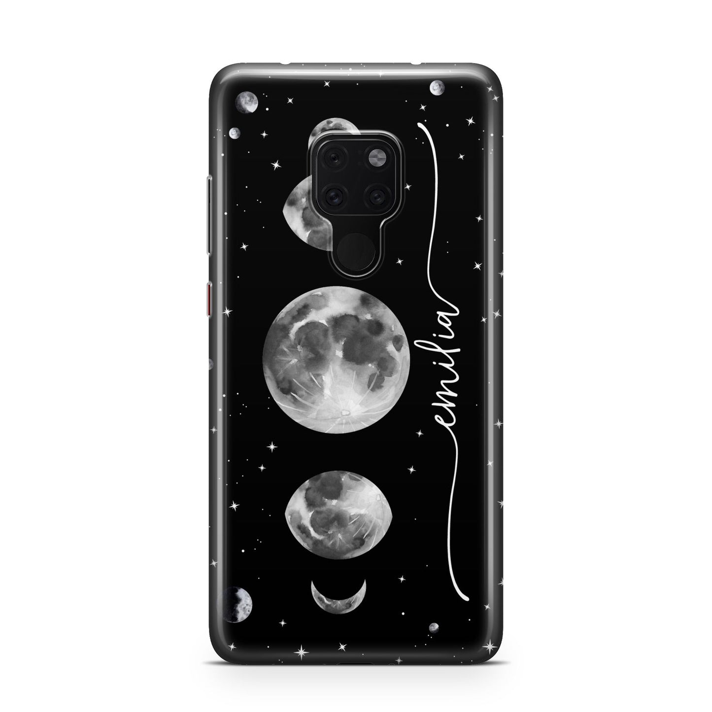 Moon Phases Personalised Name Huawei Mate 20 Phone Case