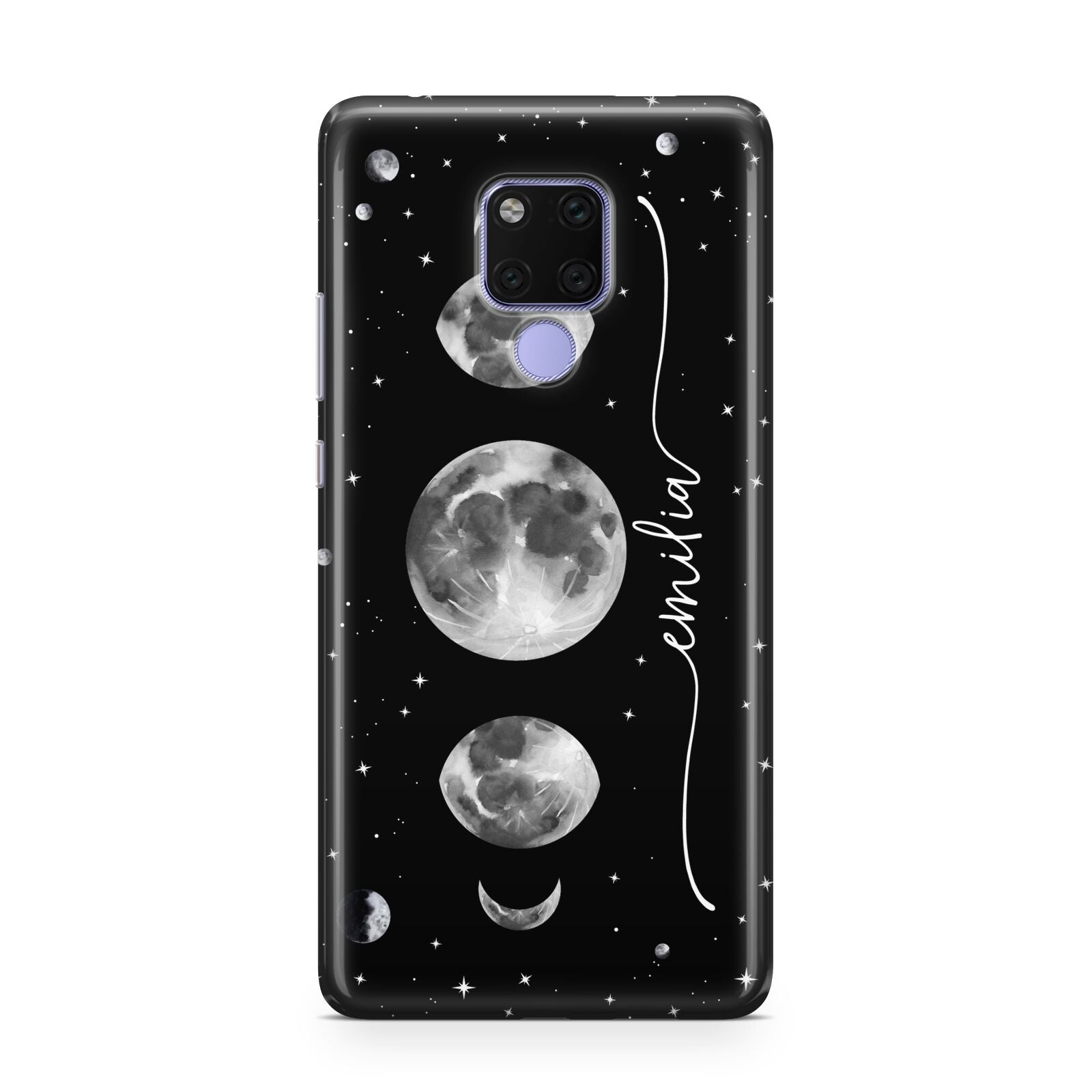 Moon Phases Personalised Name Huawei Mate 20X Phone Case