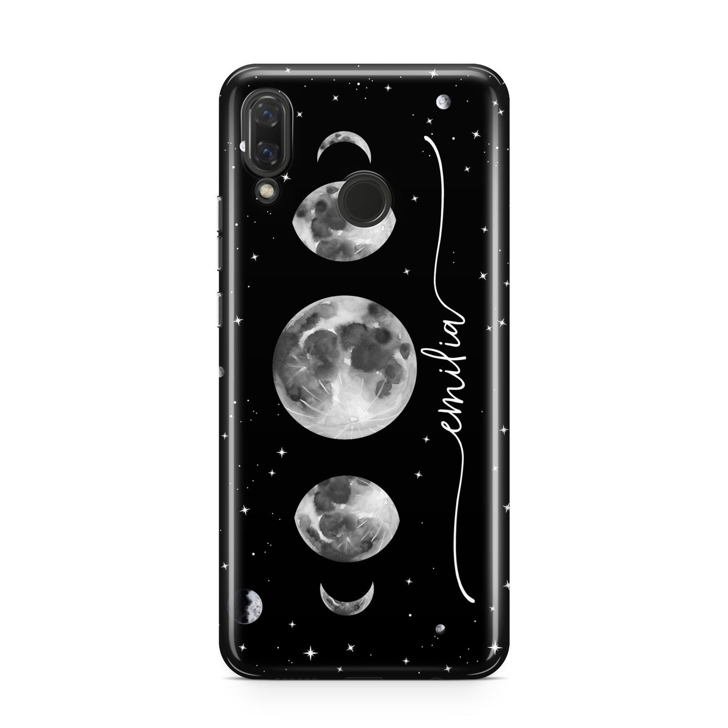 Moon Phases Personalised Name Huawei Nova 3 Phone Case