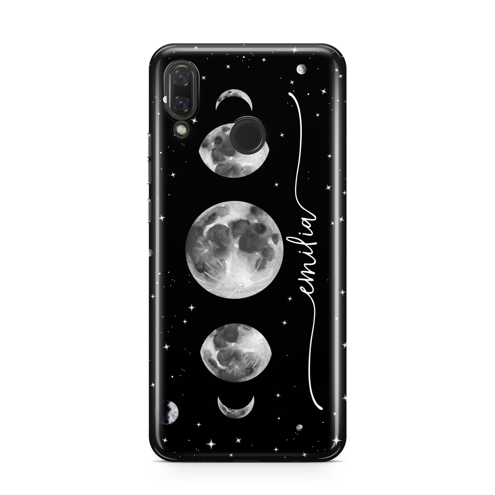 Moon Phases Personalised Name Huawei Nova 3 Phone Case