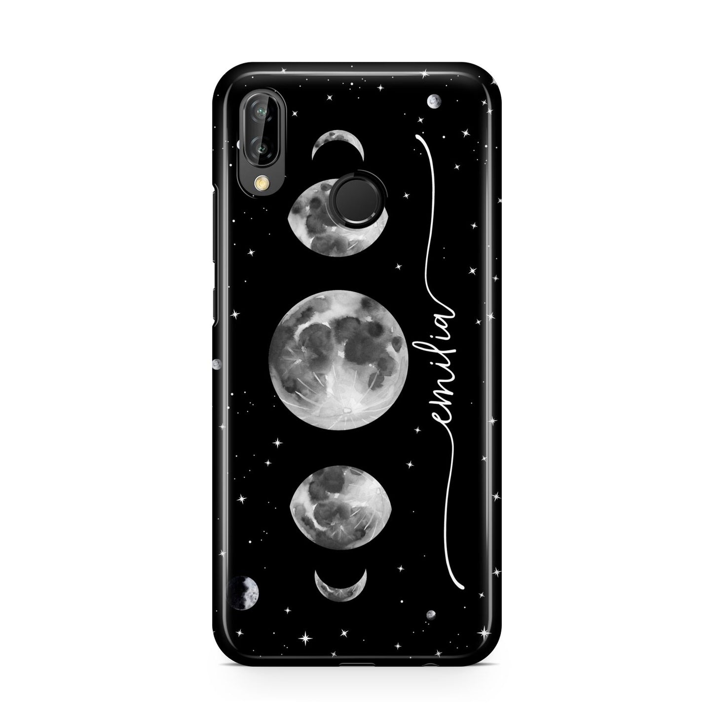 Moon Phases Personalised Name Huawei P20 Lite Phone Case