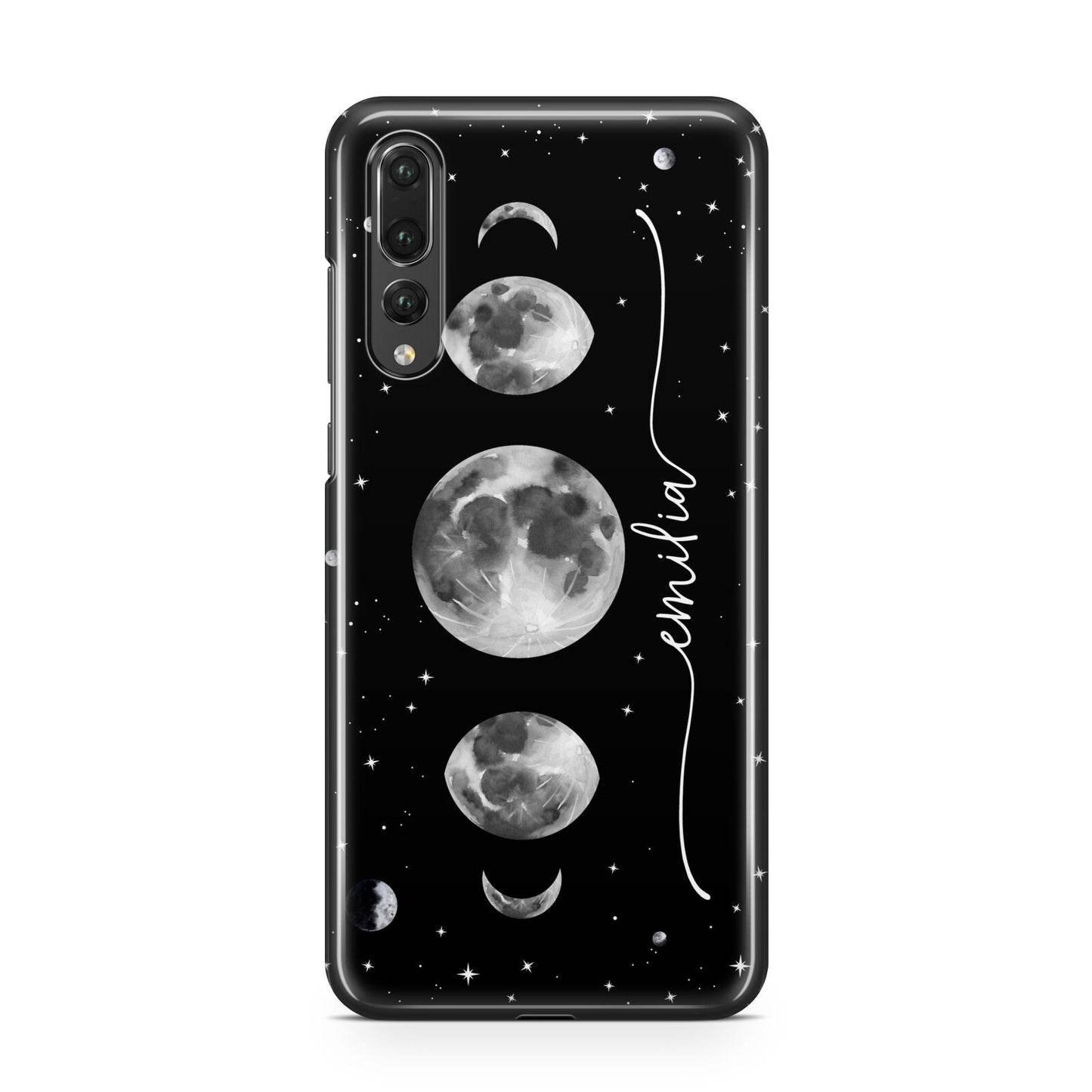 Moon Phases Personalised Name Huawei P20 Pro Phone Case