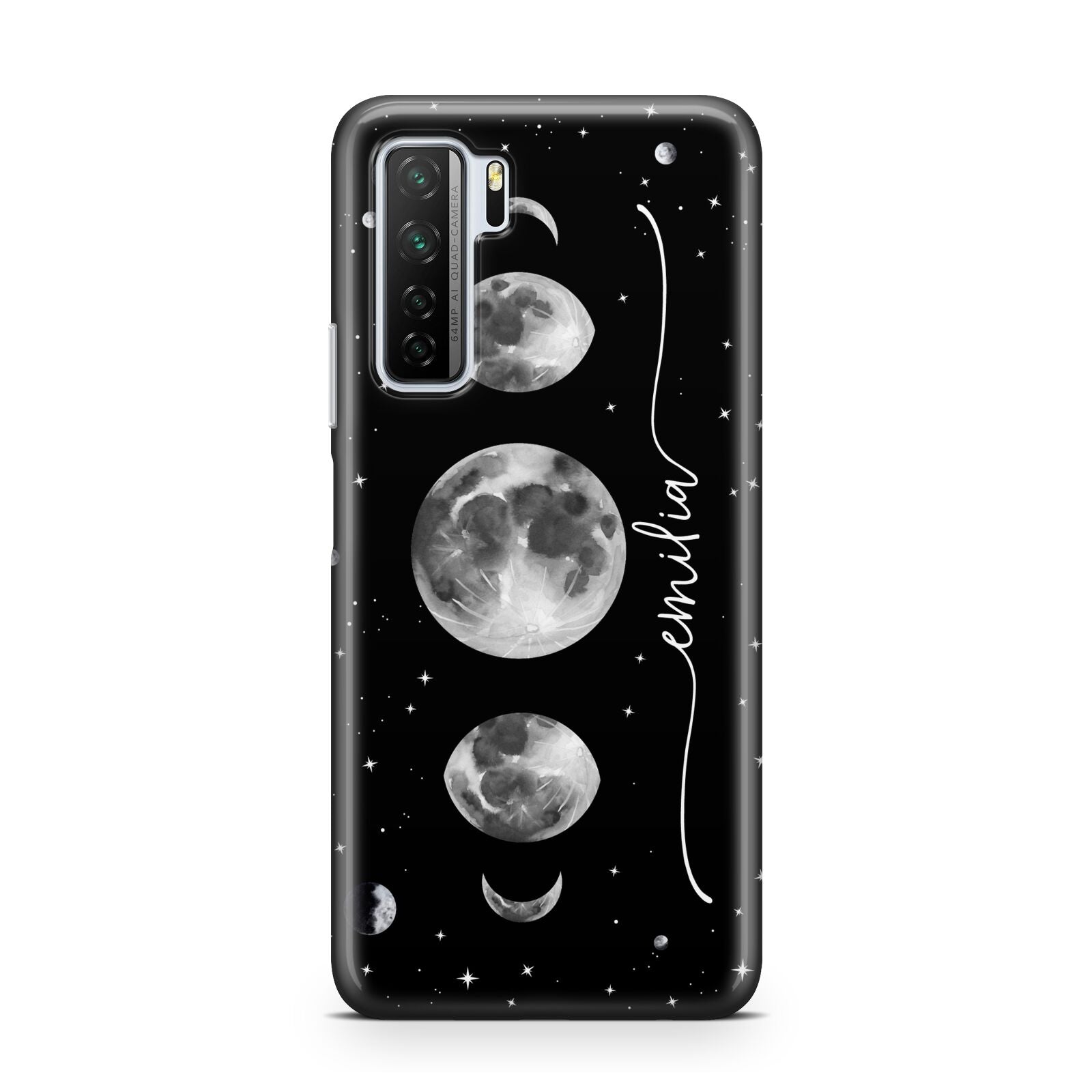 Moon Phases Personalised Name Huawei P40 Lite 5G Phone Case