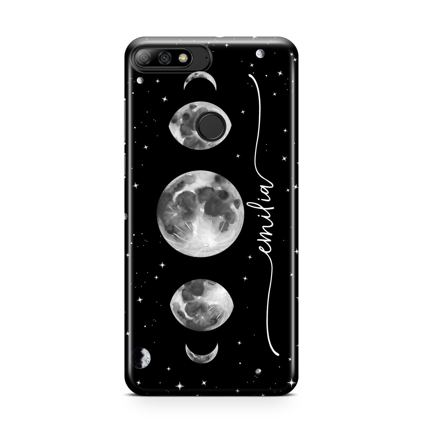 Moon Phases Personalised Name Huawei Y7 2018