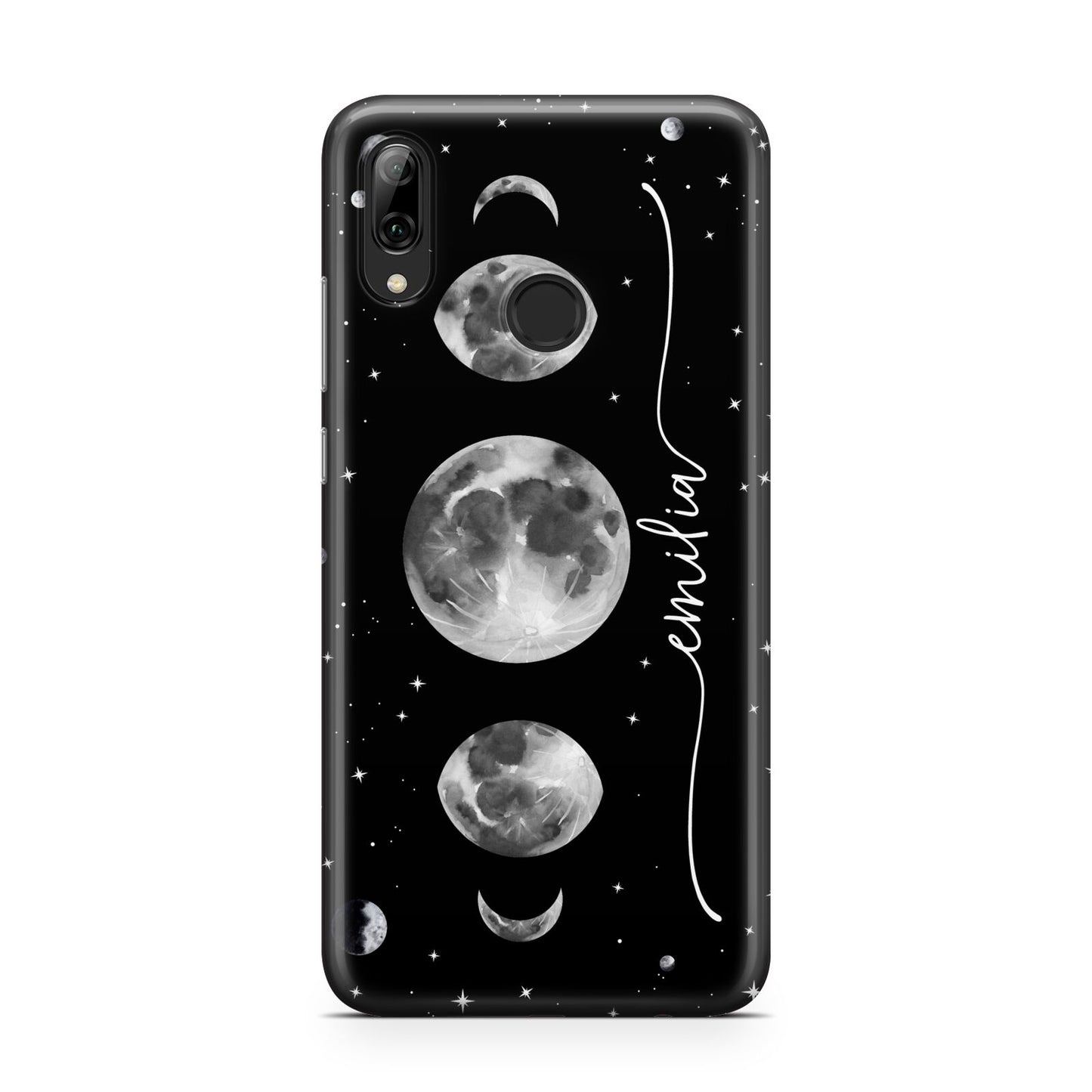 Moon Phases Personalised Name Huawei Y7 2019