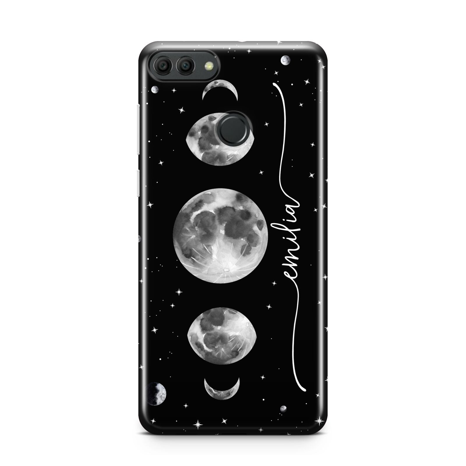 Moon Phases Personalised Name Huawei Y9 2018