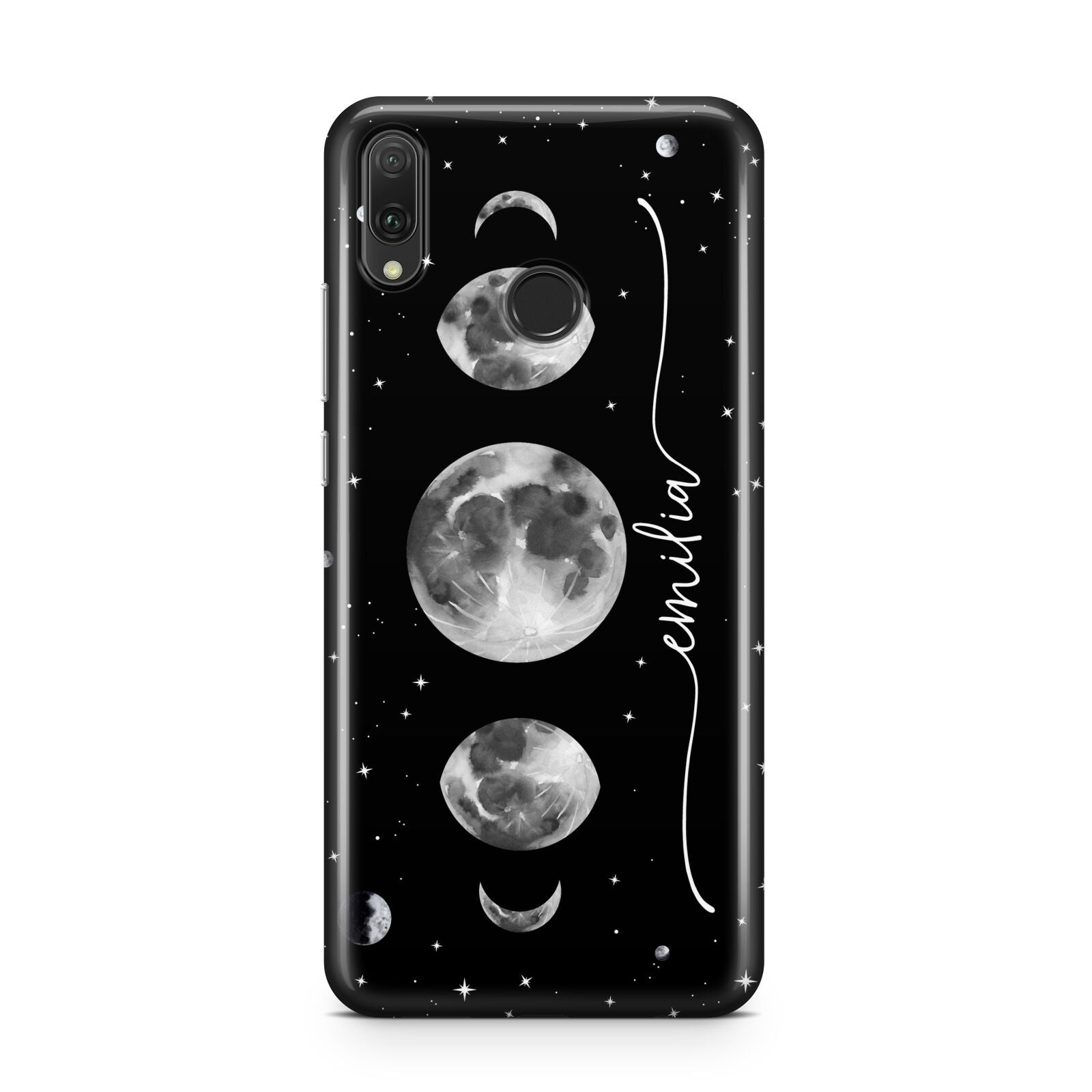 Moon Phases Personalised Name Huawei Y9 2019