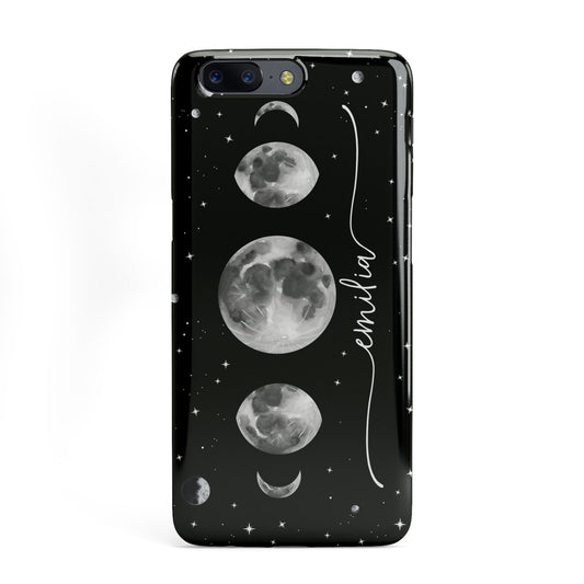 Moon Phases Personalised Name OnePlus Case