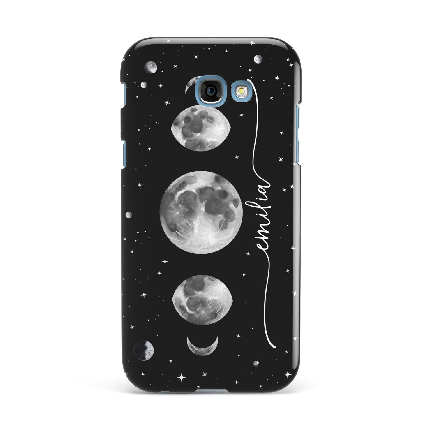 Moon Phases Personalised Name Samsung Galaxy A7 2017 Case