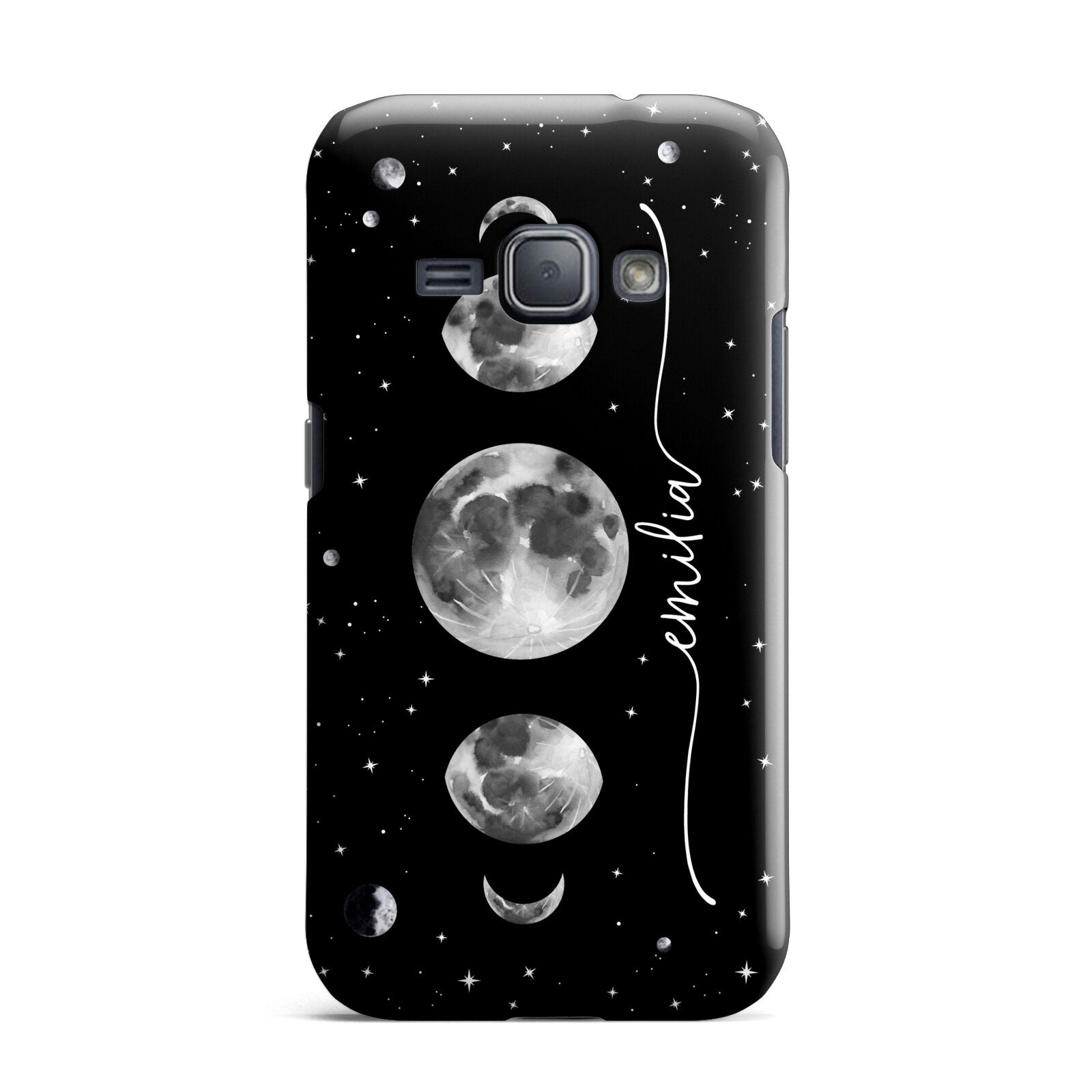 Moon Phases Personalised Name Samsung Galaxy J1 2016 Case