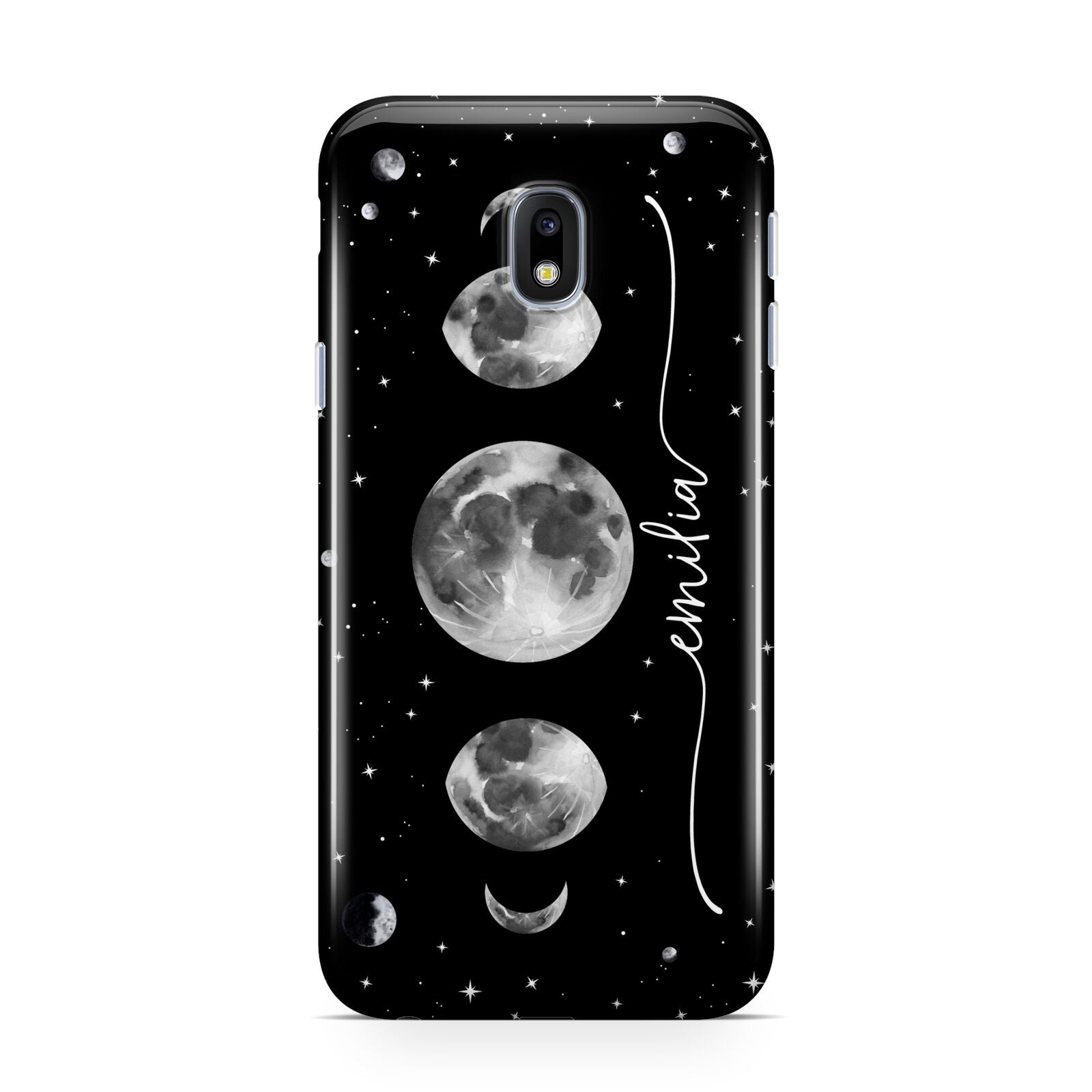 Moon Phases Personalised Name Samsung Galaxy J3 2017 Case
