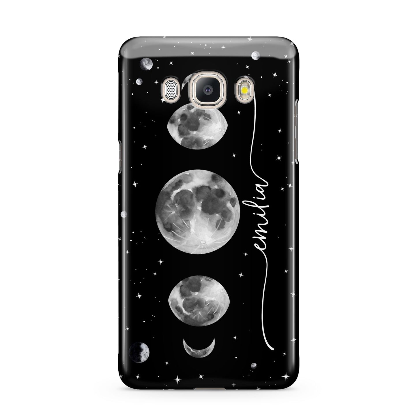 Moon Phases Personalised Name Samsung Galaxy J5 2016 Case