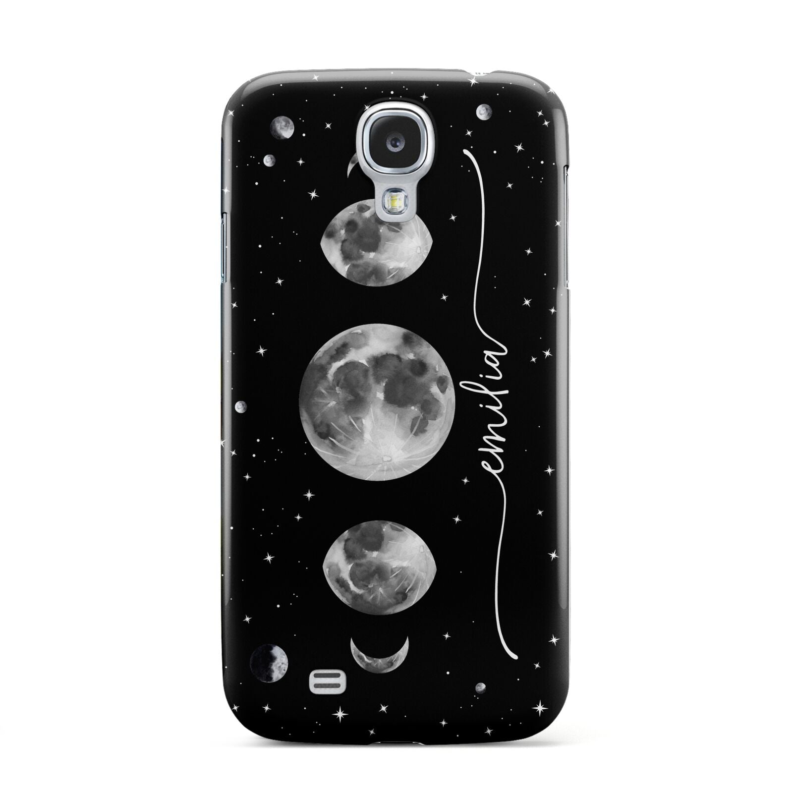 Moon Phases Personalised Name Samsung Galaxy S4 Case