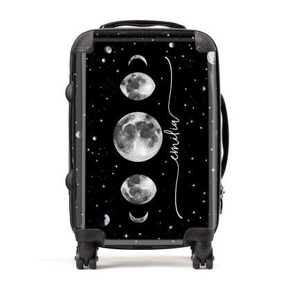 Moon Phases Personalised Name Suitcase