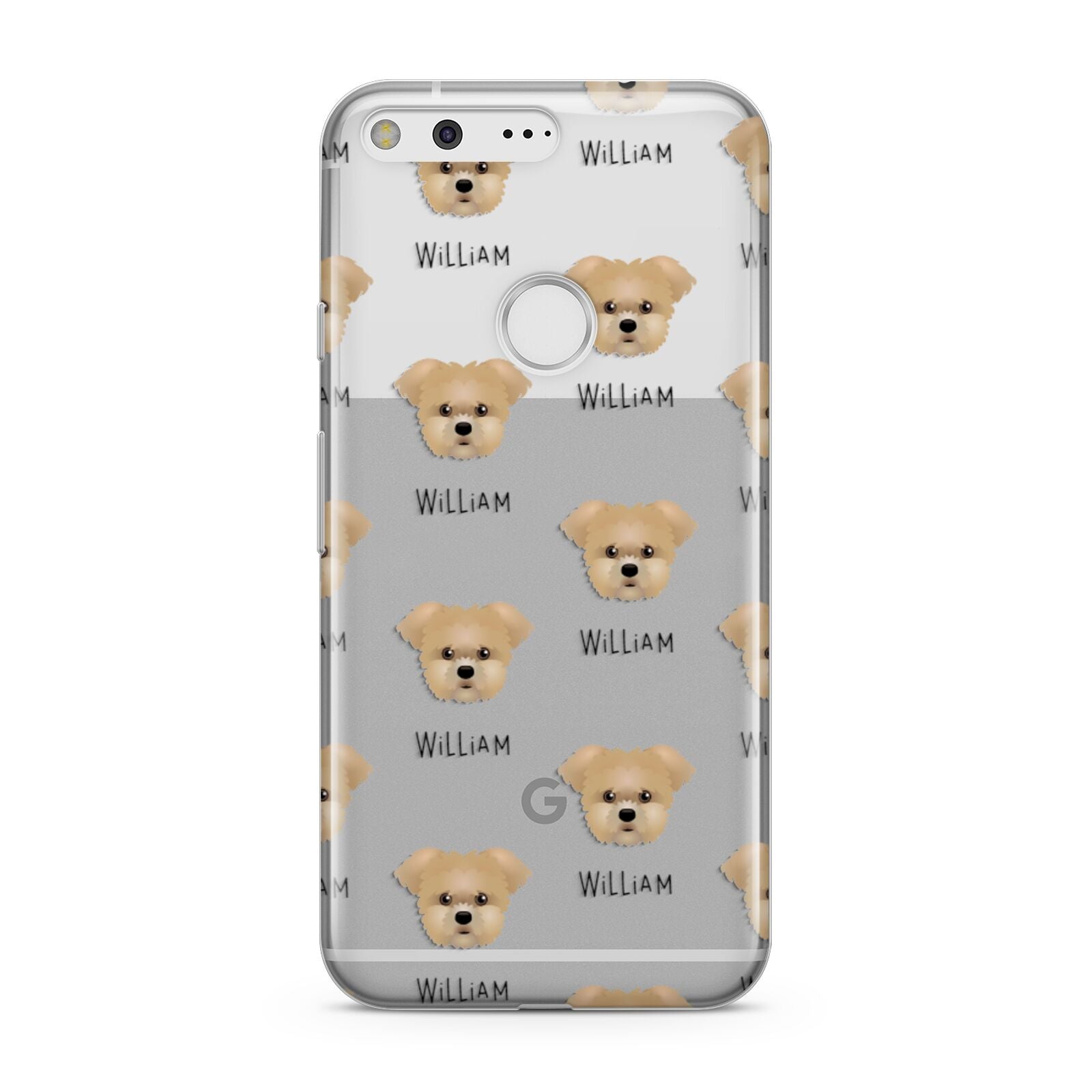 Morkie Icon with Name Google Pixel Case