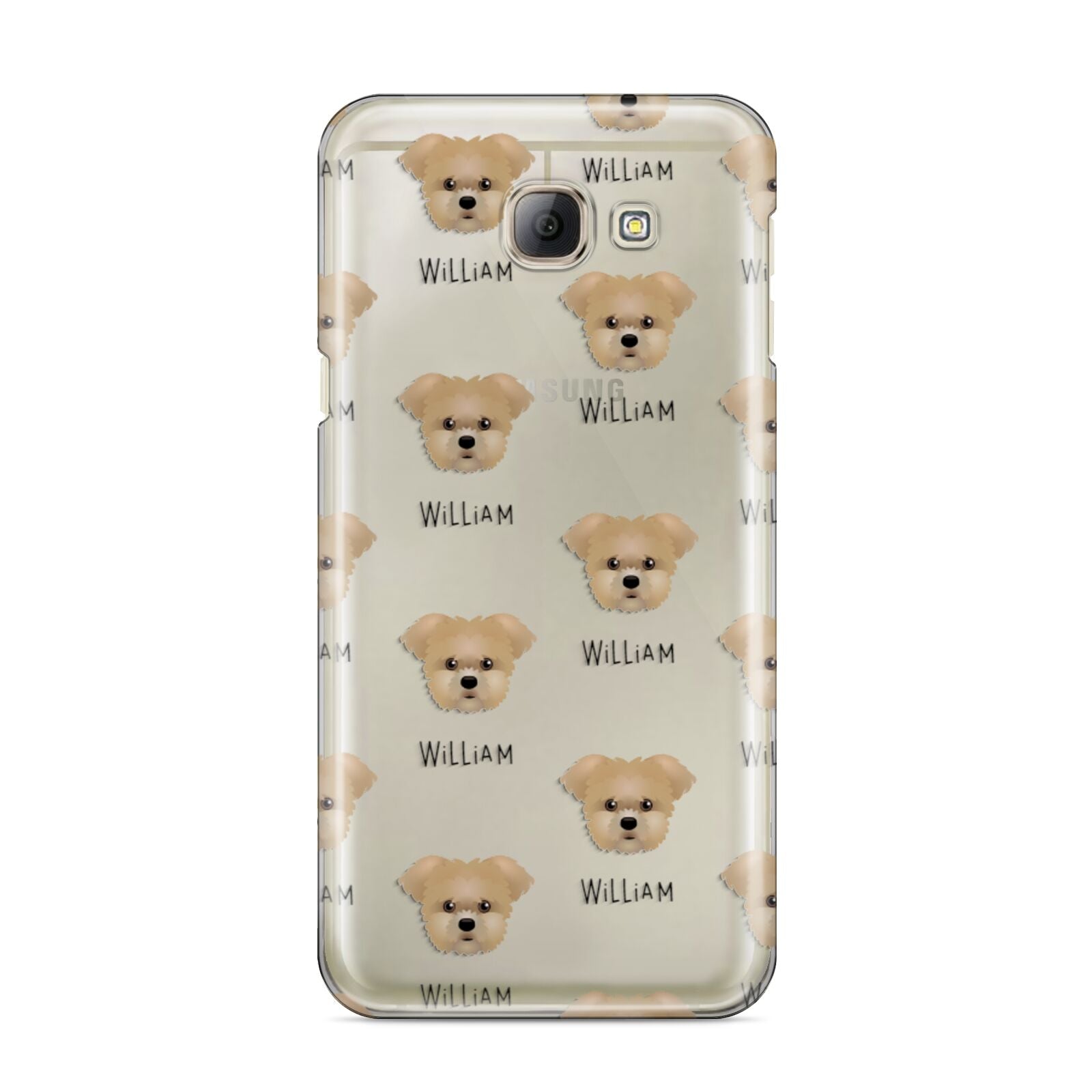 Morkie Icon with Name Samsung Galaxy A8 2016 Case