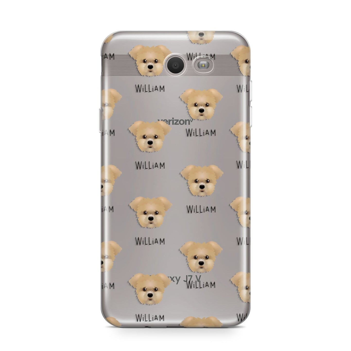Morkie Icon with Name Samsung Galaxy J7 2017 Case