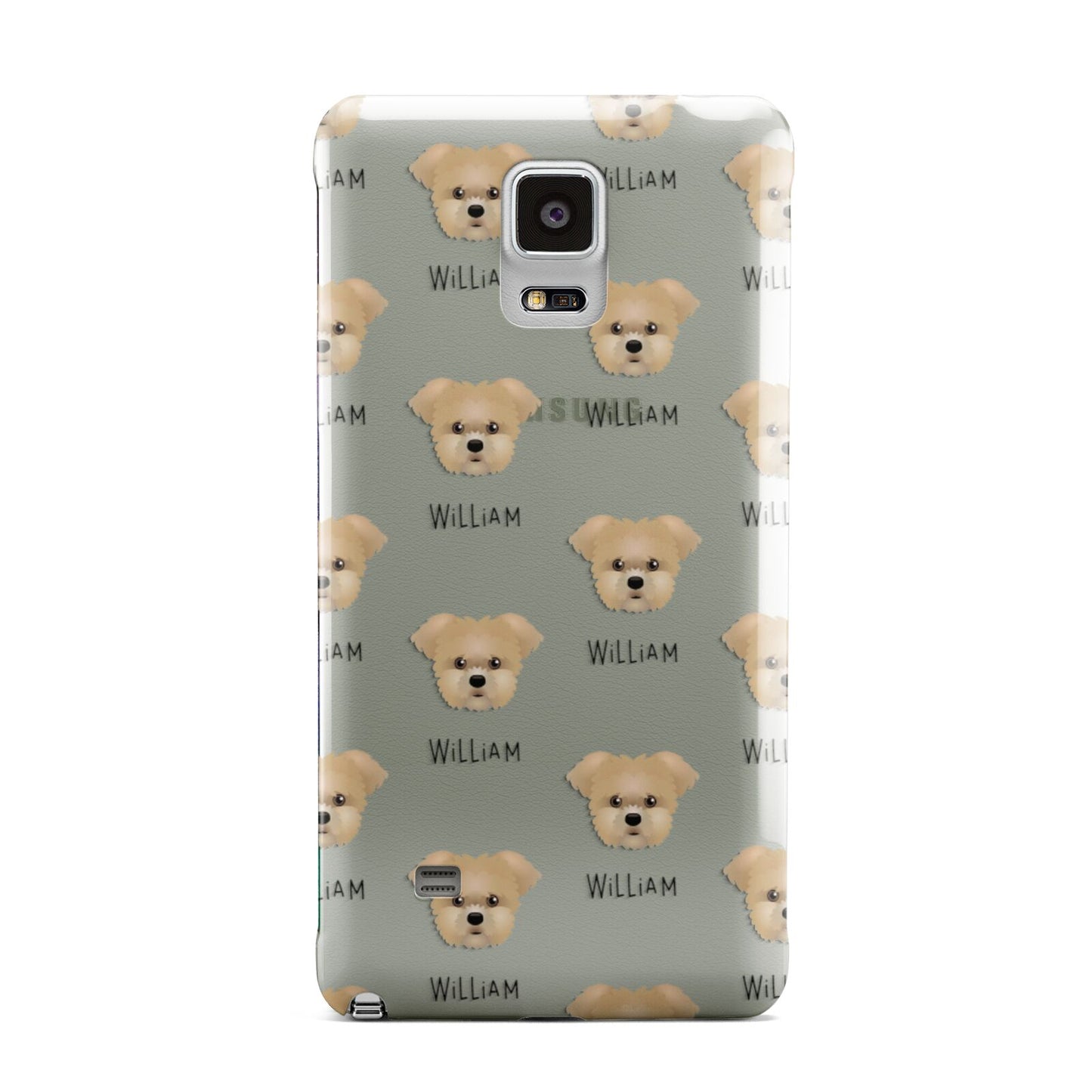 Morkie Icon with Name Samsung Galaxy Note 4 Case