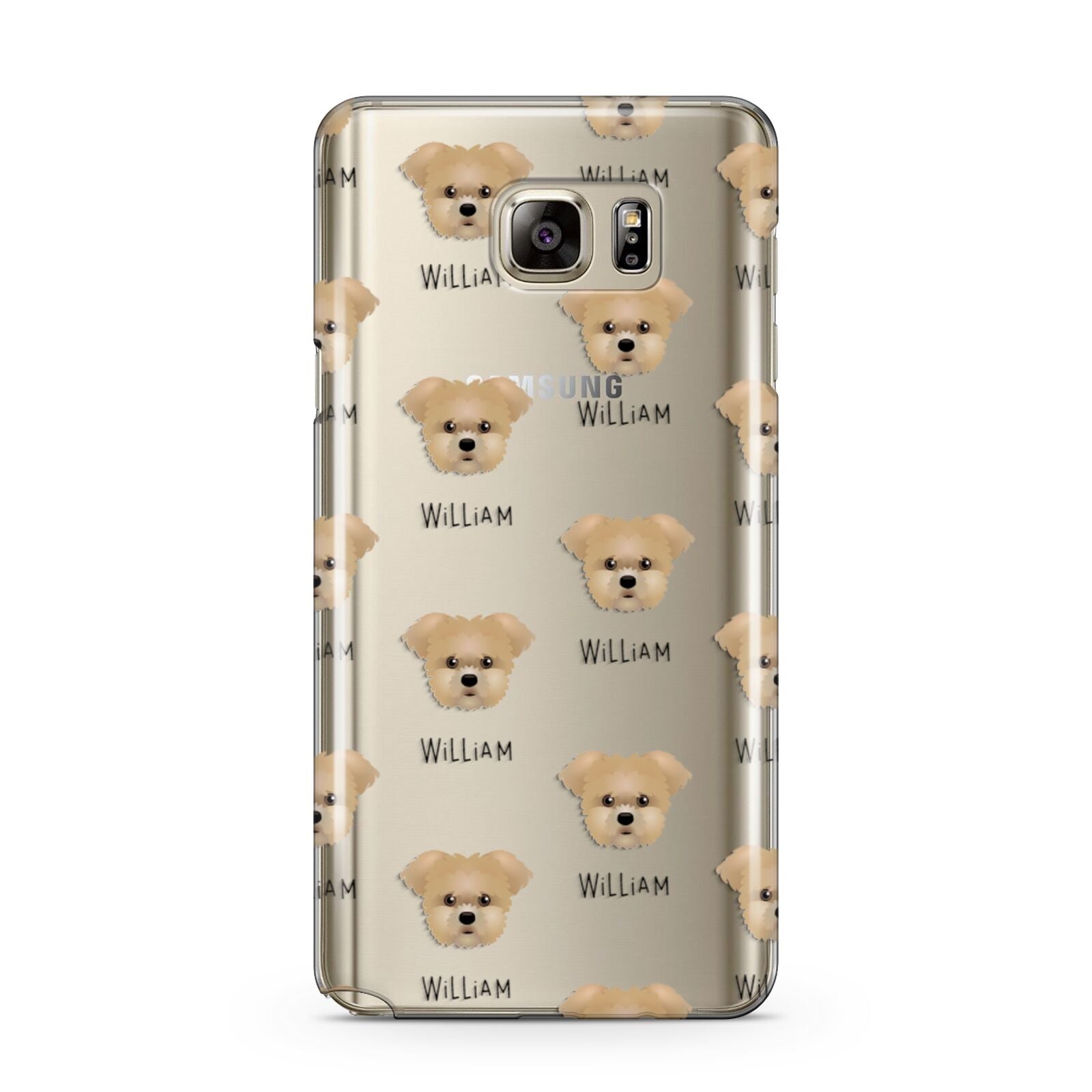 Morkie Icon with Name Samsung Galaxy Note 5 Case