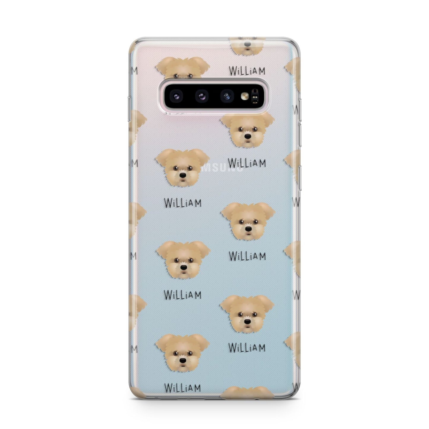 Morkie Icon with Name Samsung Galaxy S10 Plus Case