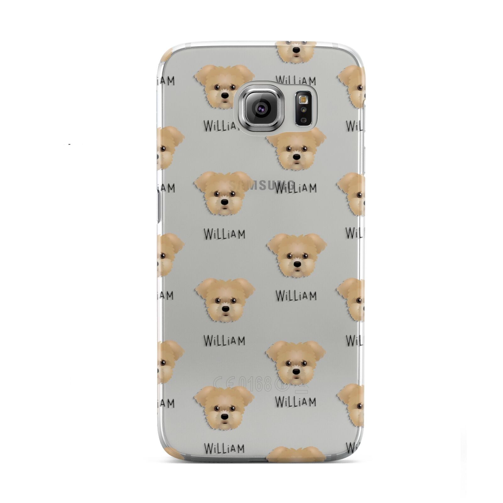 Morkie Icon with Name Samsung Galaxy S6 Case