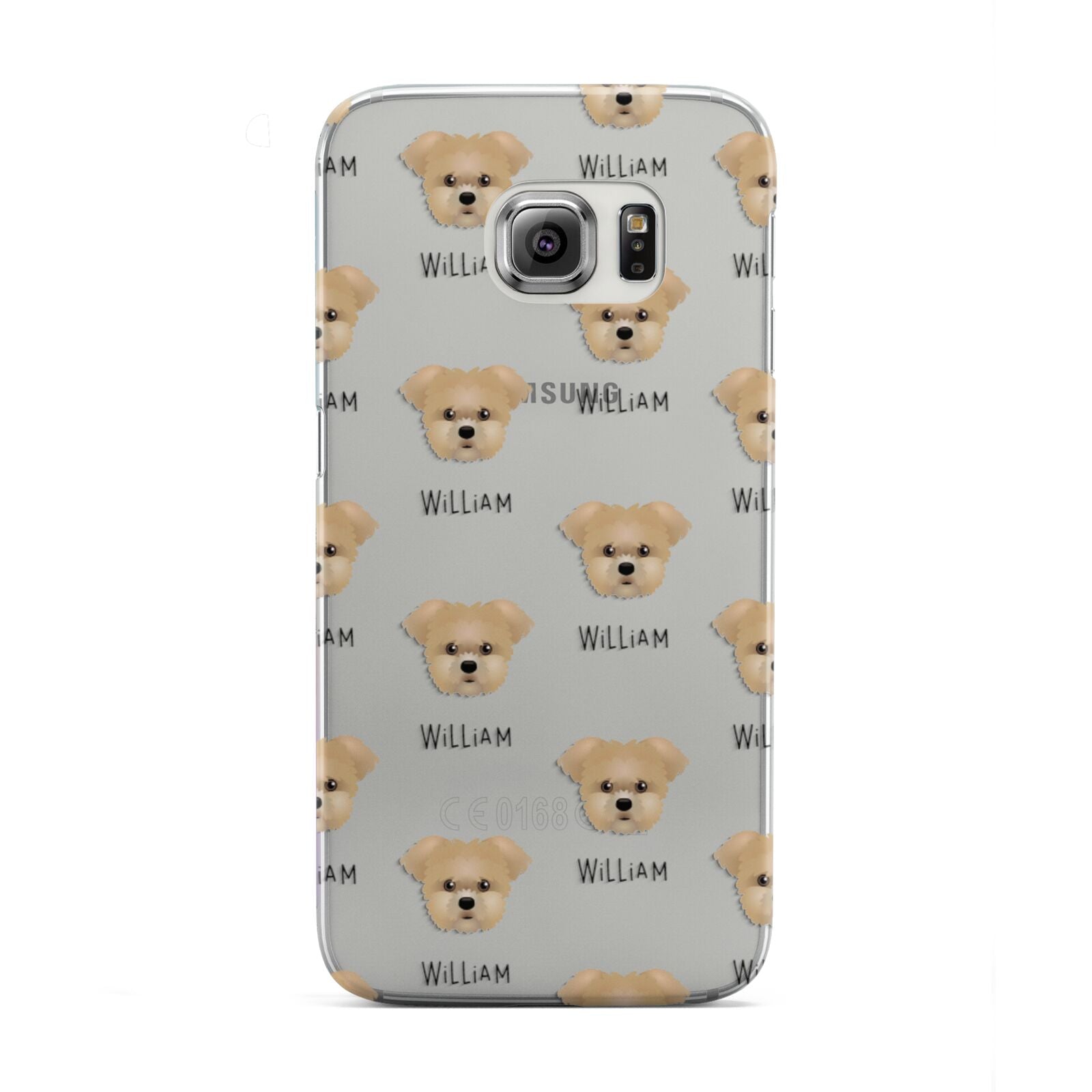 Morkie Icon with Name Samsung Galaxy S6 Edge Case