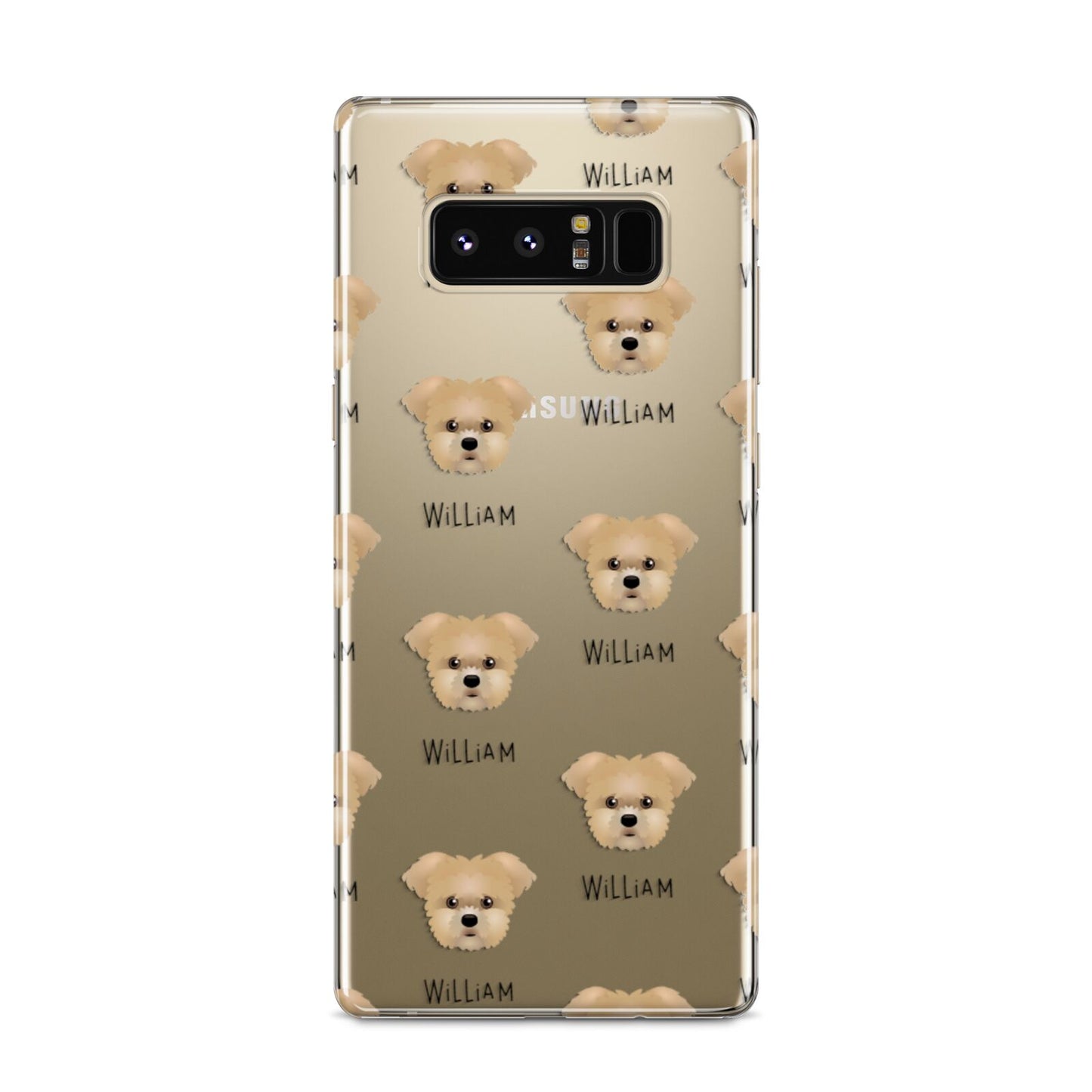 Morkie Icon with Name Samsung Galaxy S8 Case