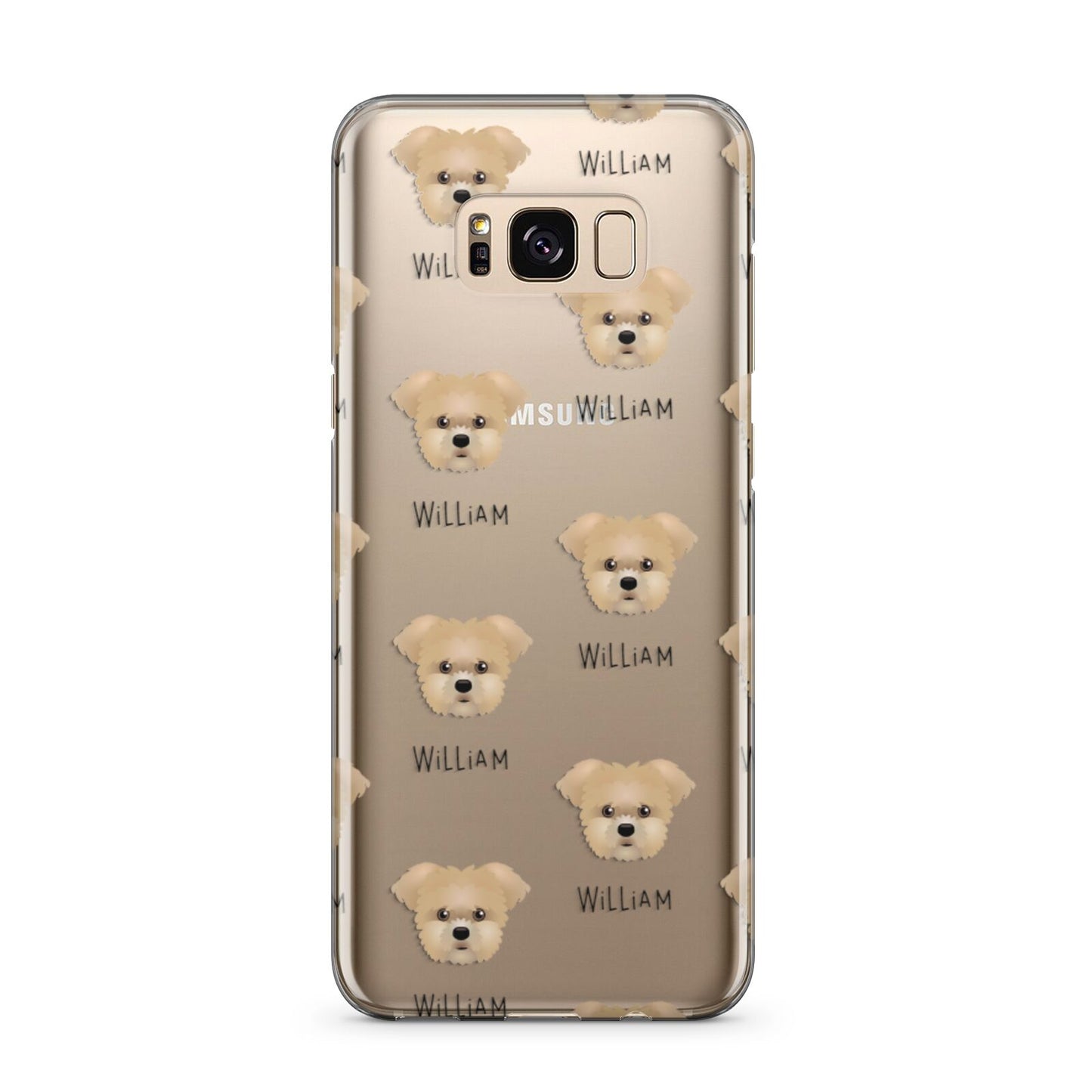 Morkie Icon with Name Samsung Galaxy S8 Plus Case