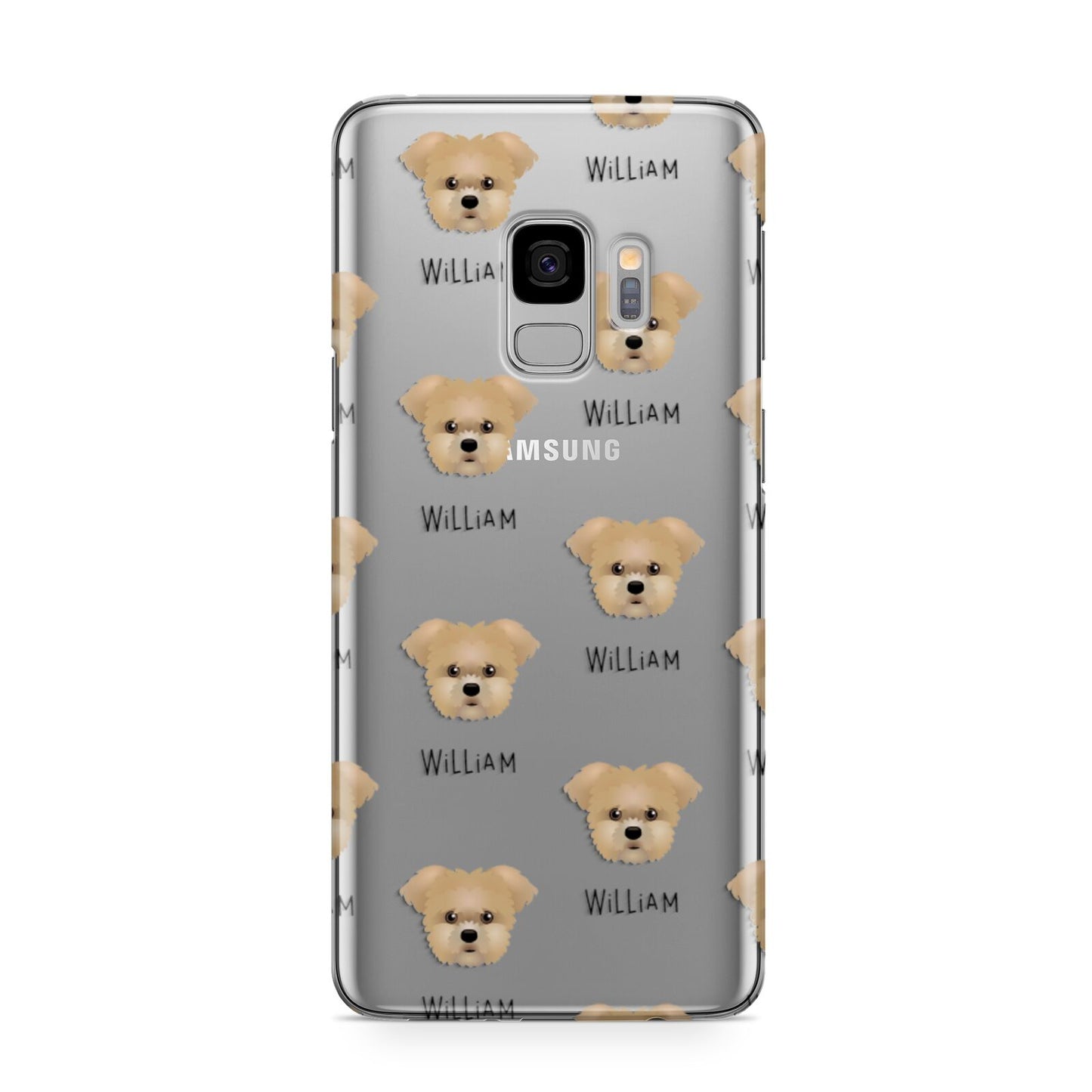 Morkie Icon with Name Samsung Galaxy S9 Case