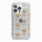 Morkie Icon with Name iPhone 13 Pro TPU Impact Case with White Edges