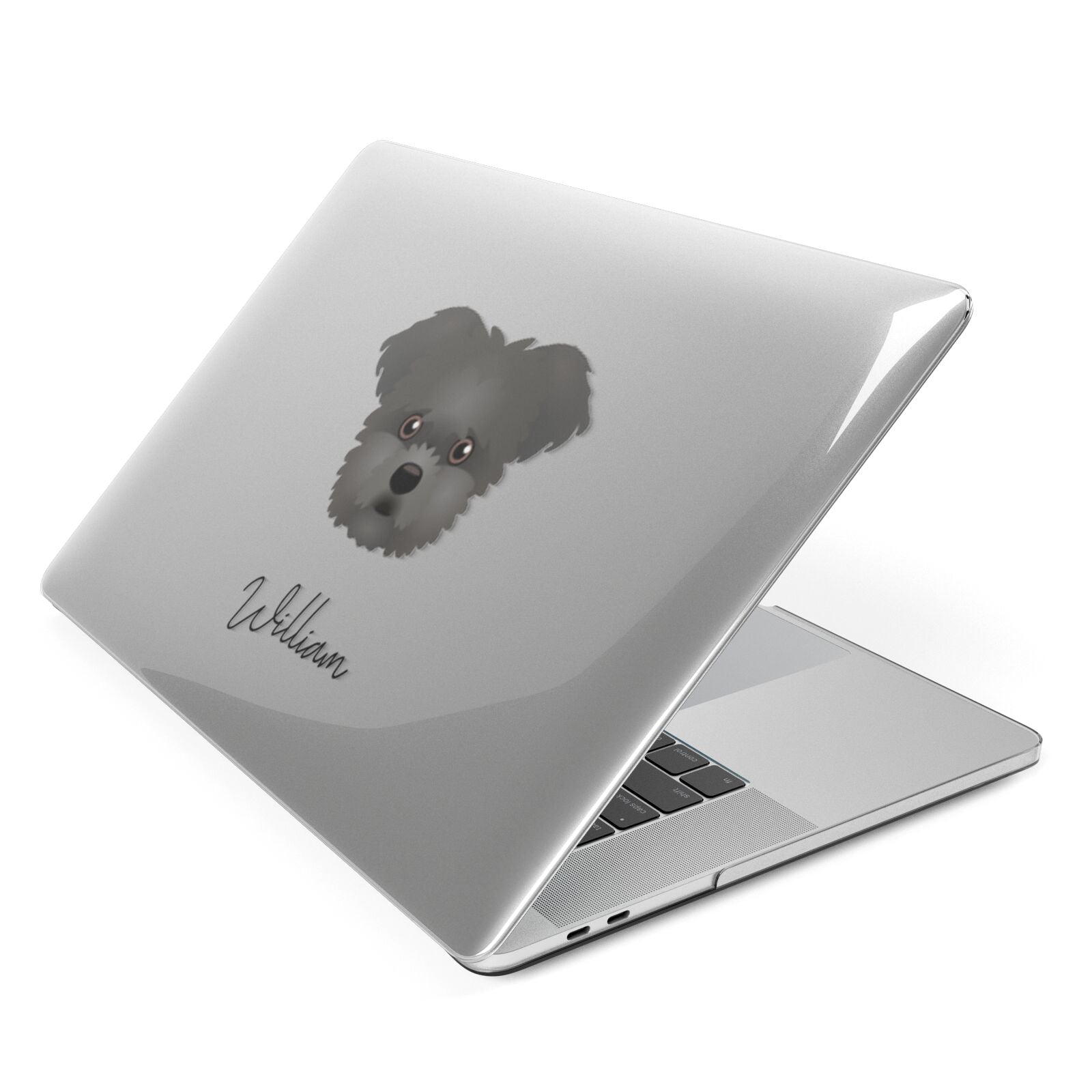 Morkie Personalised Apple MacBook Case Side View