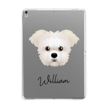 Morkie Personalised Apple iPad Silver Case