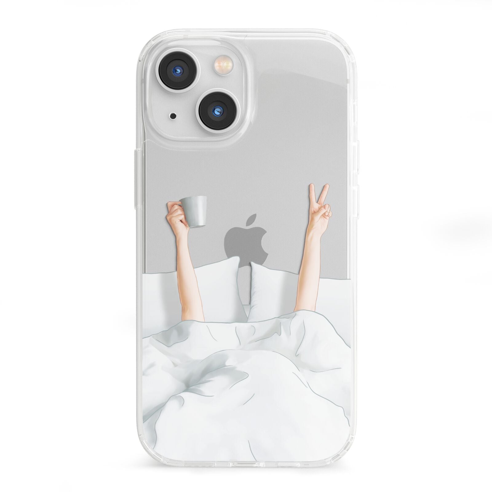 Morning Coffee iPhone 13 Mini Clear Bumper Case